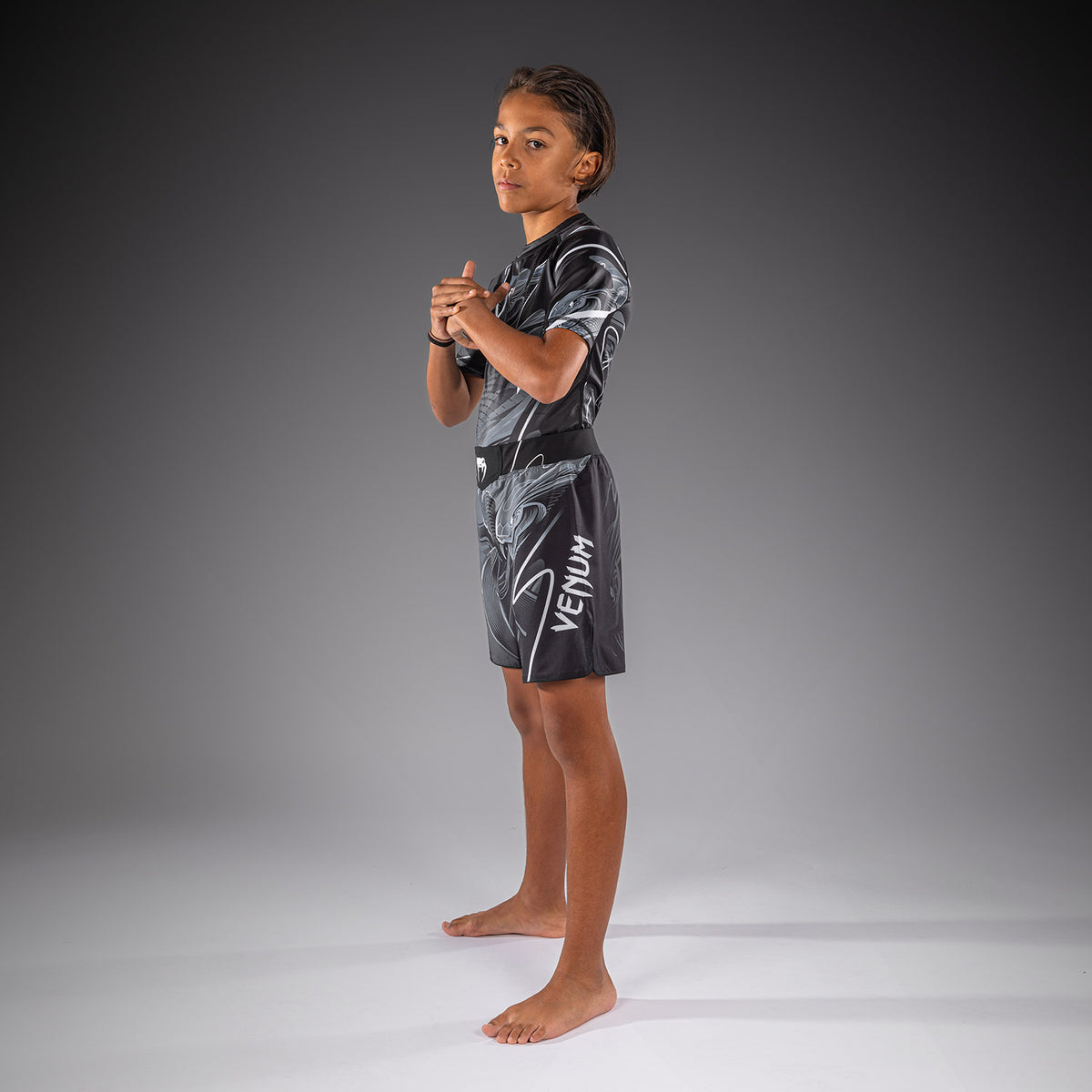 Venum Crimson Viper 2.0 Fightshorts per bambini - Nero/Grigio