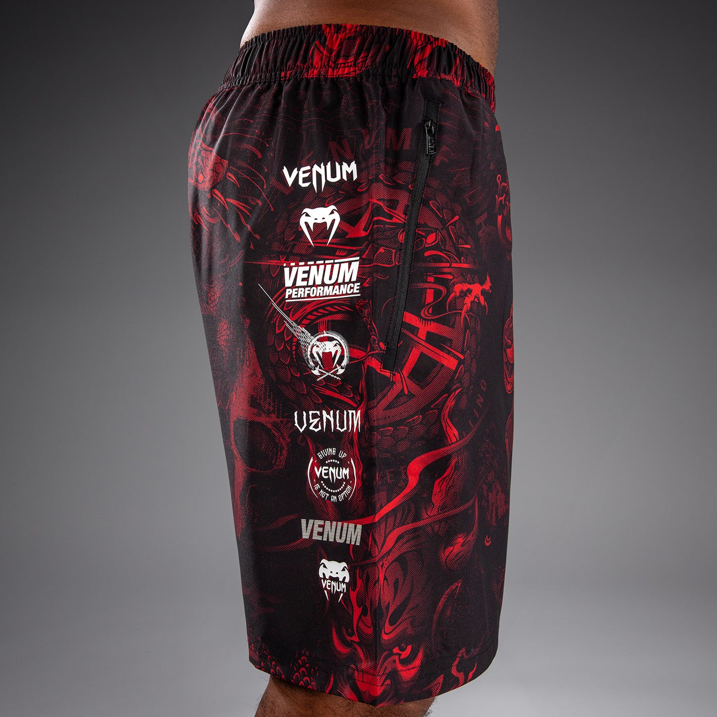 Venum 20th Anniversary Pantaloncini da Allenamento - Nero/Rosso