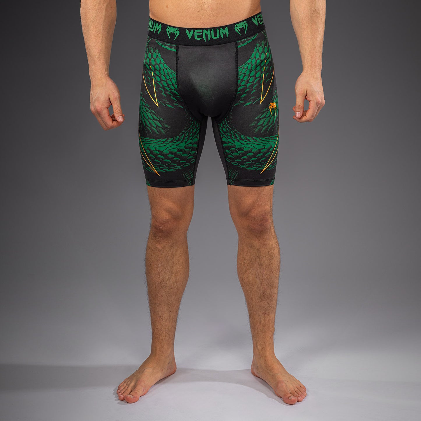 Venum Matupa Pantaloncini a Compressione - Nero/Verde/Oro