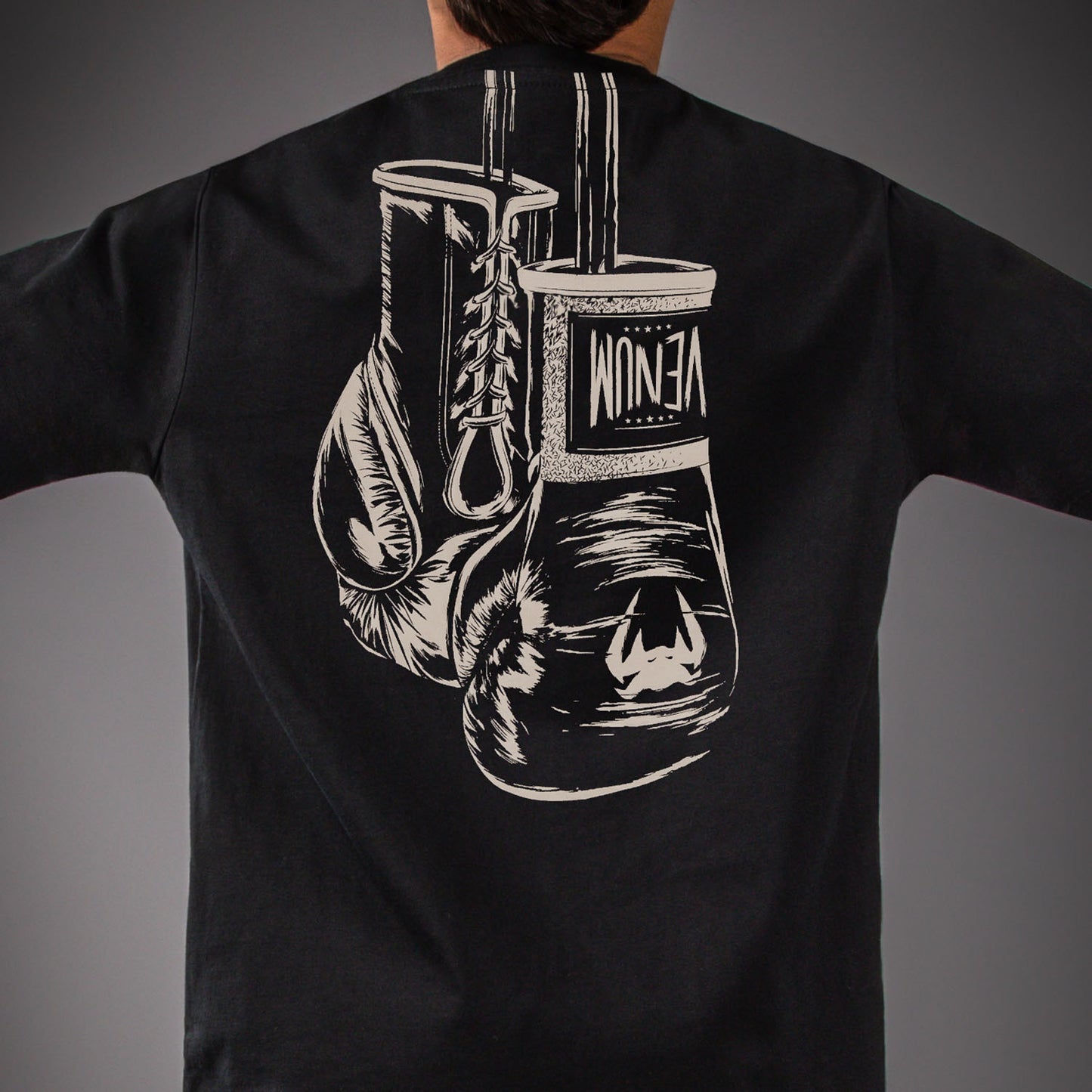 Venum Fight Icon T-shirt in Cotone per Bambini - Nero