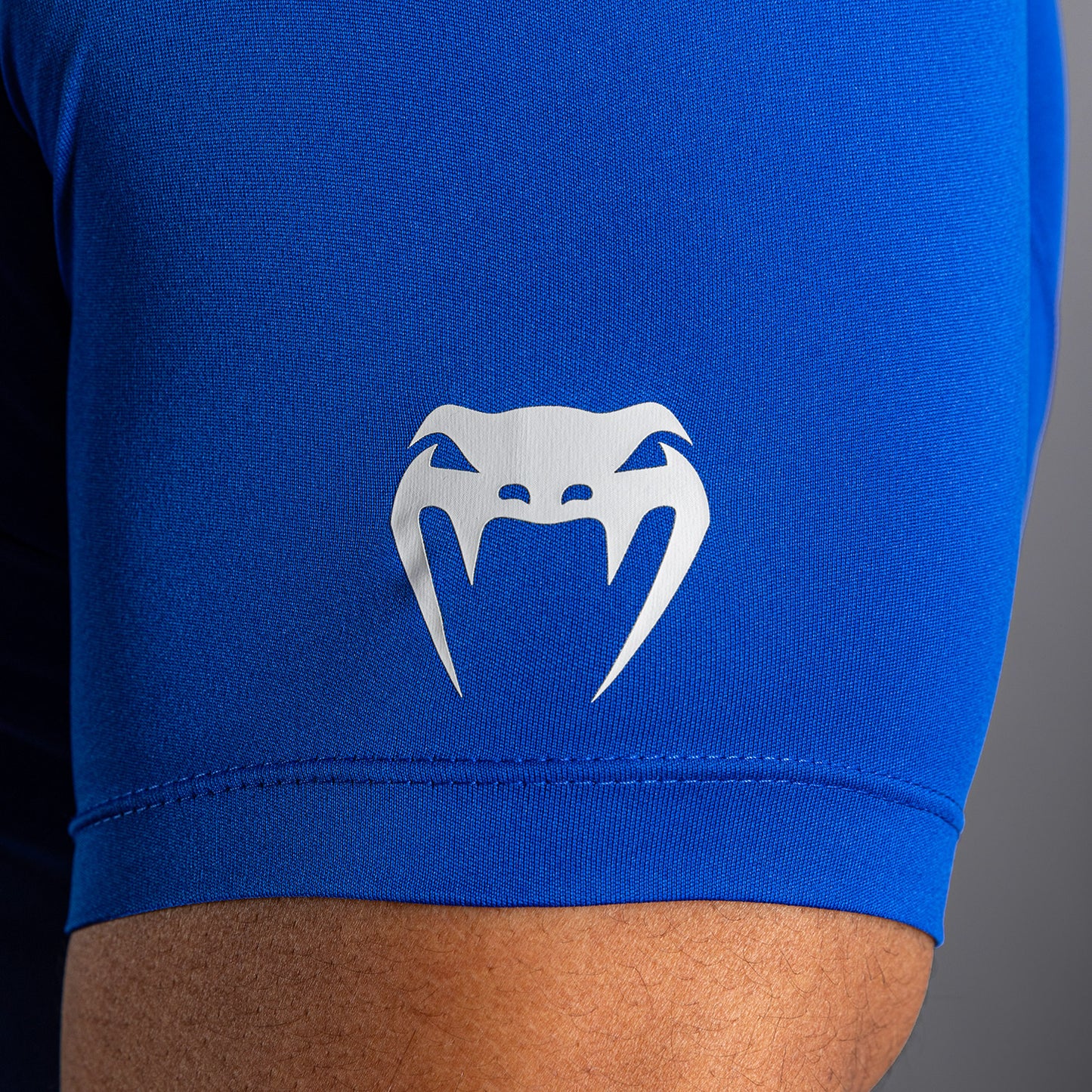 Venum Lineup Maglietta a Compressione a Maniche Corte Royal - Blu/Bianco