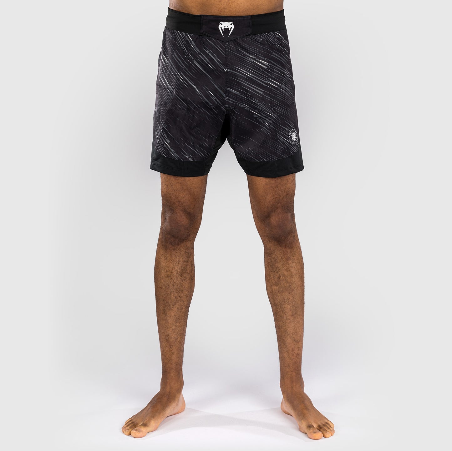 Venum Rapid Pantaloni da Combattimento - Nero/Grigio Tempesta