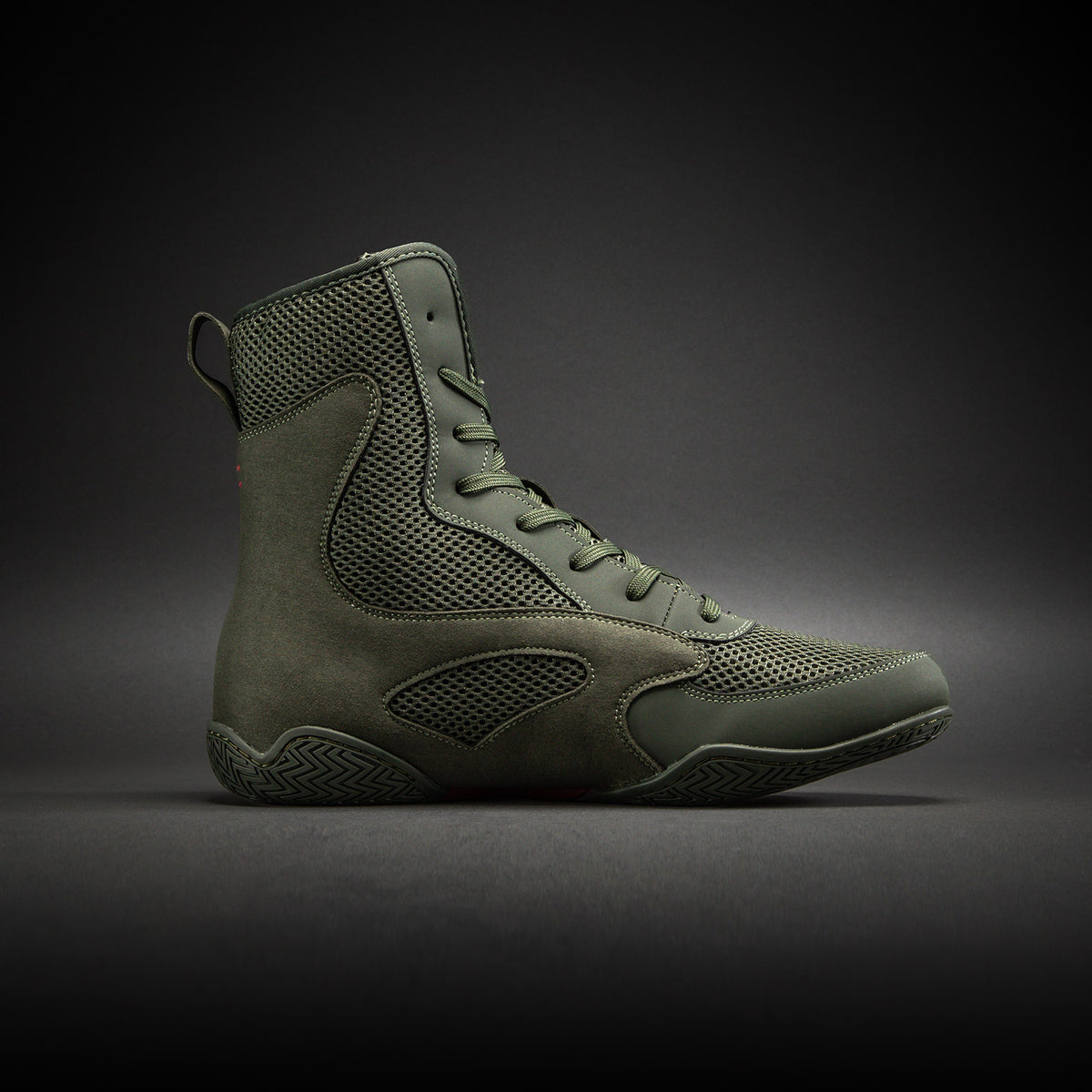 Venum Contender Scarpe da boxe - Kaki/Rosso