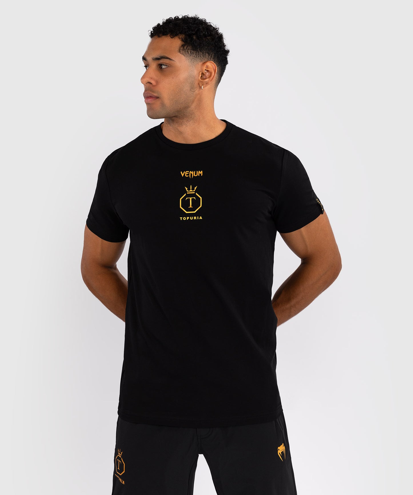 Venum x Topuria Unmatched Edition T-Shirt - Nero/Oro