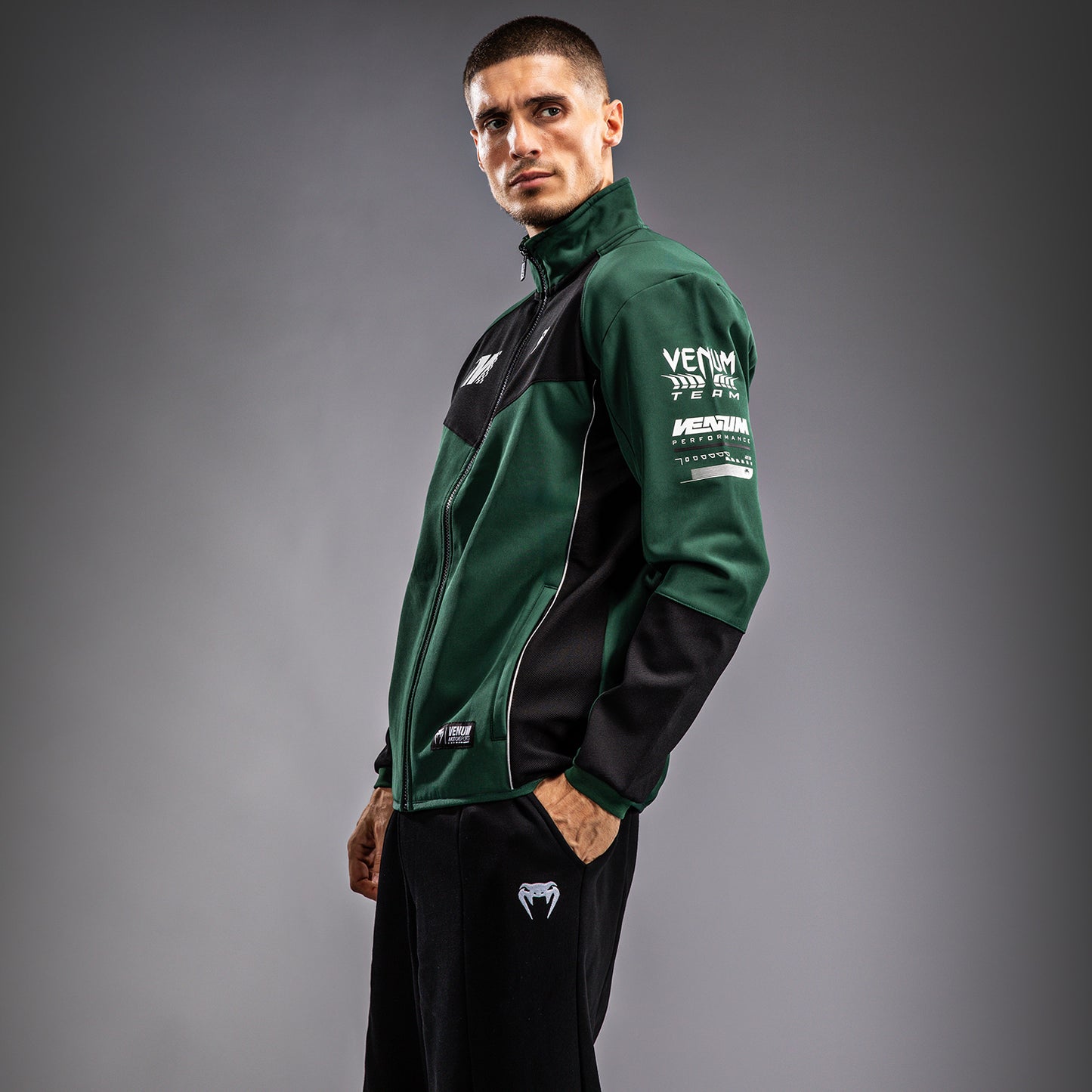 Venum Motorsport Giacca Softshell - Foresta Profonda