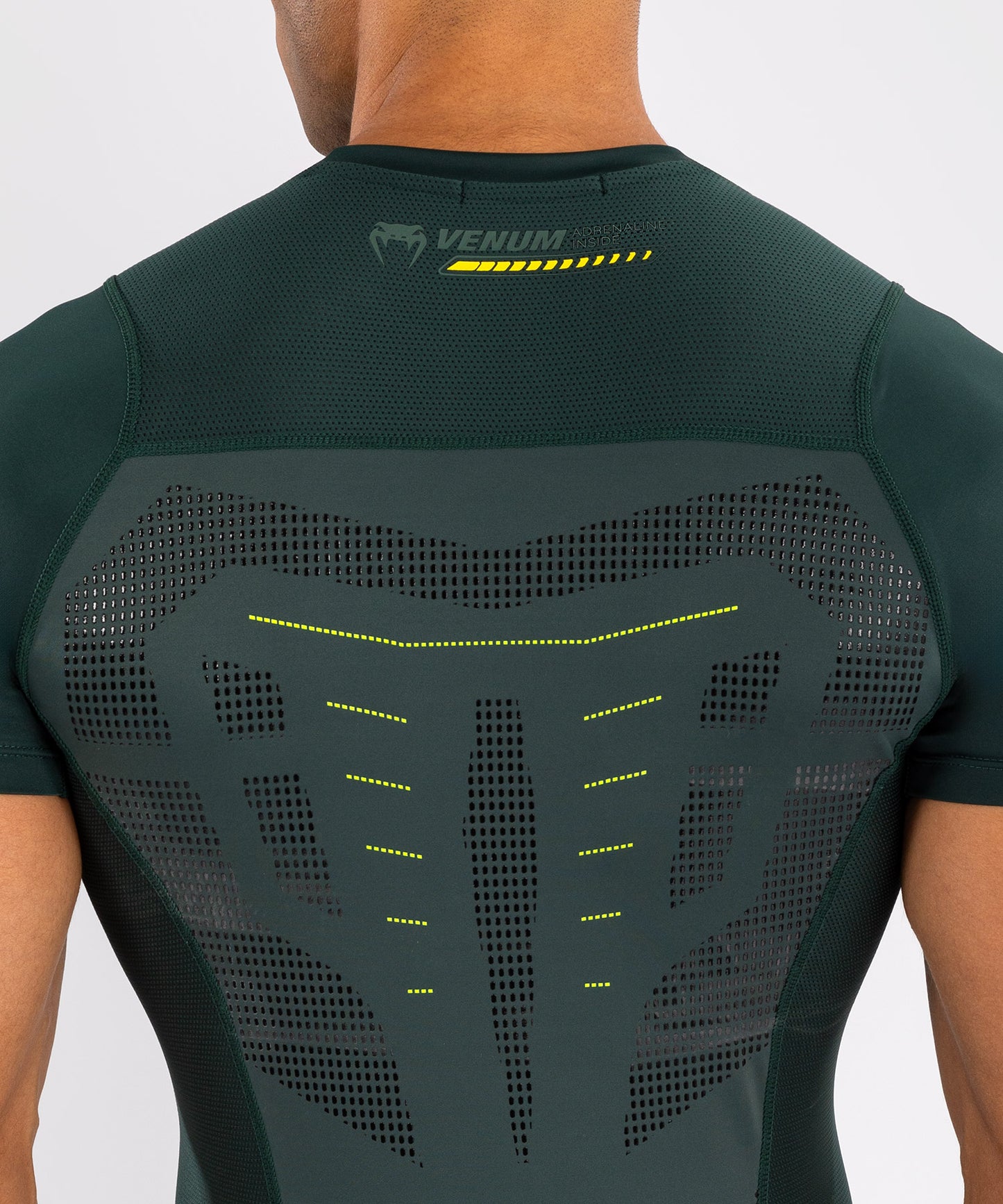 Venum Technical 3.0 Maglia a Maniche Corte Rashguard - Verde Foresta