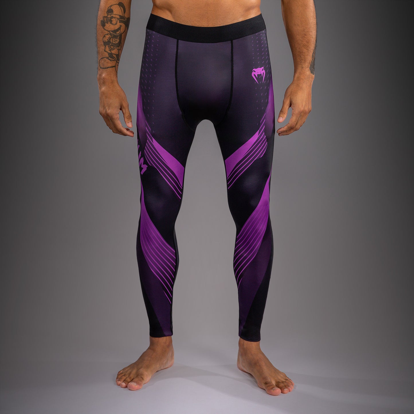 Venum No-Gi 6.0 Spats - Nero/Viola