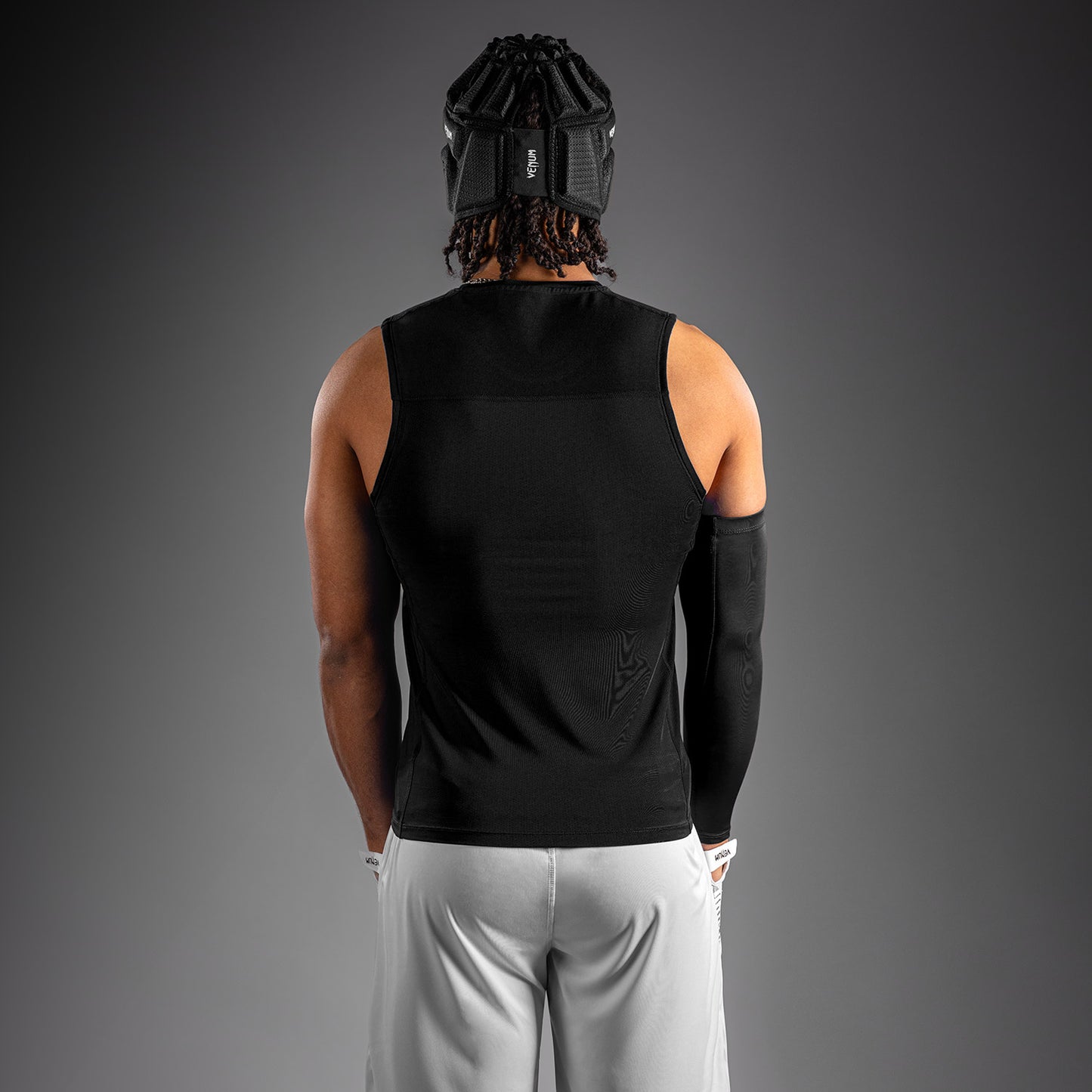 Venum Elite Football Maglietta a Compressione Senza Maniche - Nero