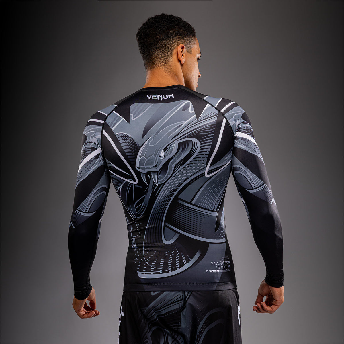 Venum Crimson Viper 2.0 Rashguard a maniche lunghe - Nero/Grigio
