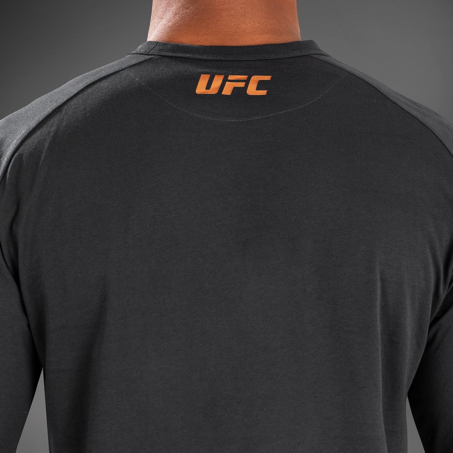 UFC Adrenaline by Venum Fight Week Maglietta A Manica Lunga da Uomo - Antracite Grigio