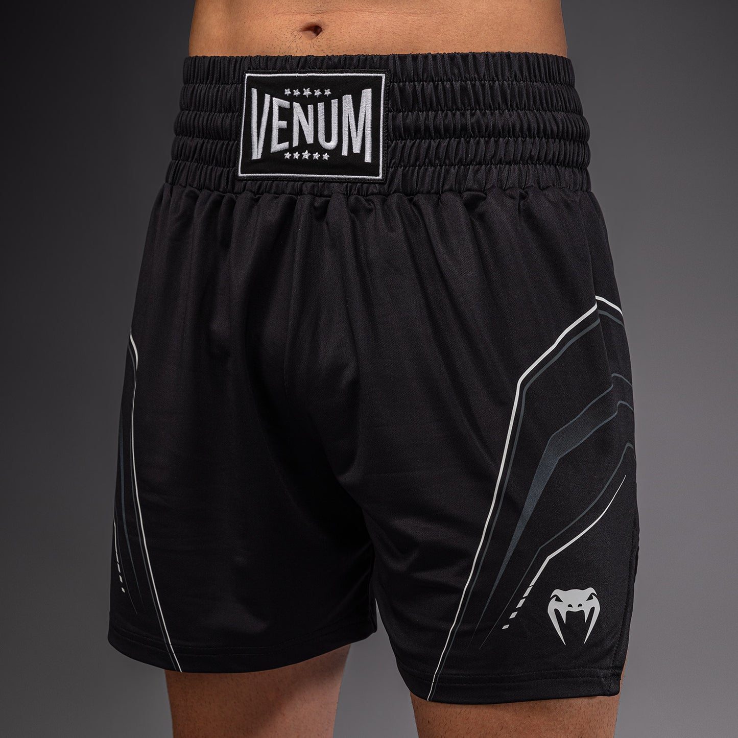 Venum Streamline Pantaloncini da Boxe – Nero/Bianco