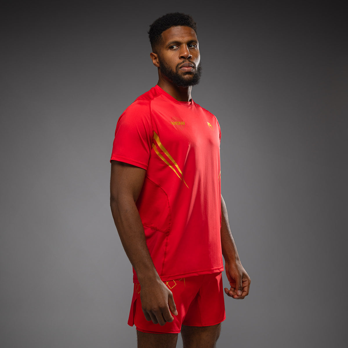 Venum x WOW FC T-Shirt Dry-Tech - Fury Red/Gold