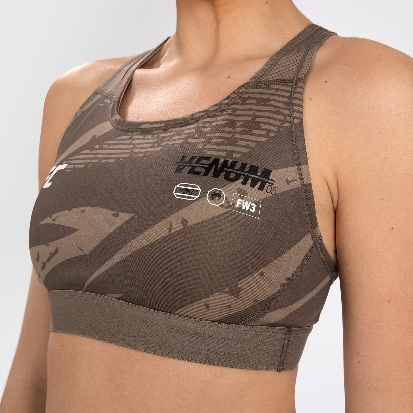 UFC Adrenaline by Venum Fight Week Reggiseno Sportivo Donna – Desert Camo
