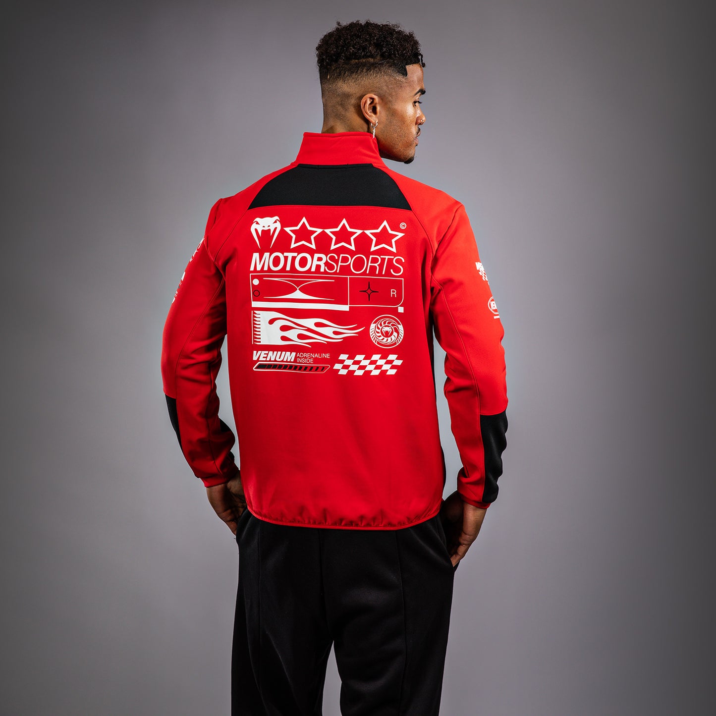 Venum Motorsport Giacca Softshell - Rosso Racer
