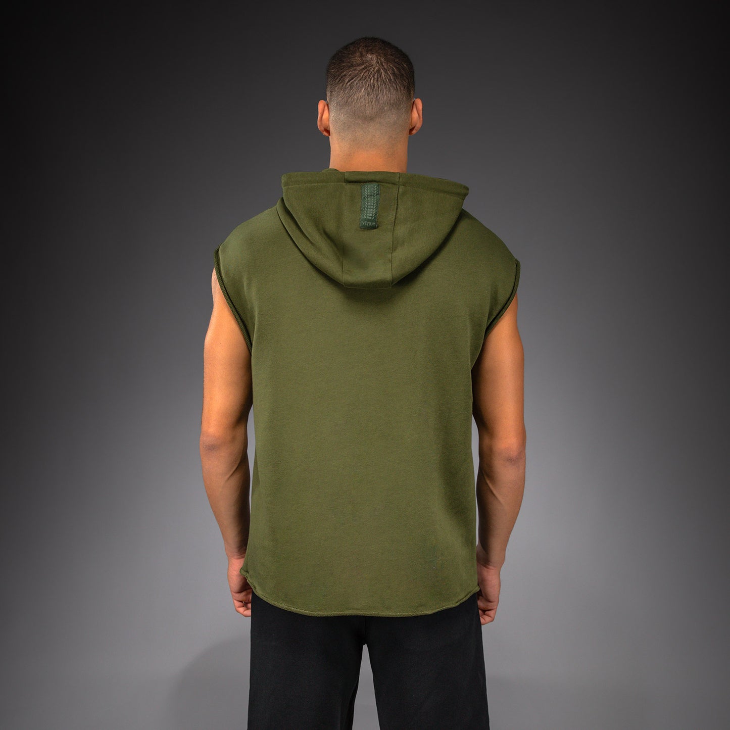 Venum Boxing VT Felpa con Cappuccio Senza Maniche – Verde Militare