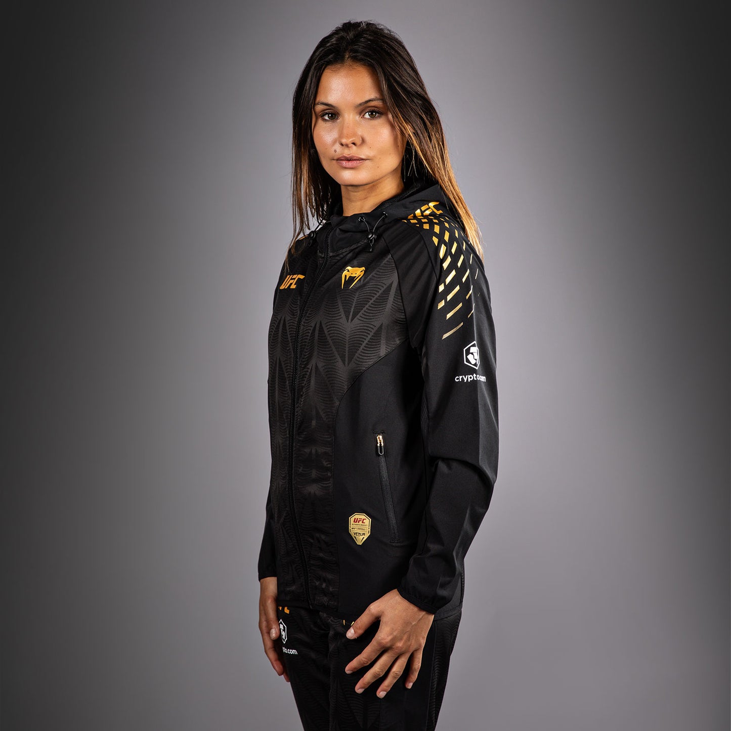 UFC Zenith by Venum Authentic Fight Night Felpa Walkout Donna - Champion
