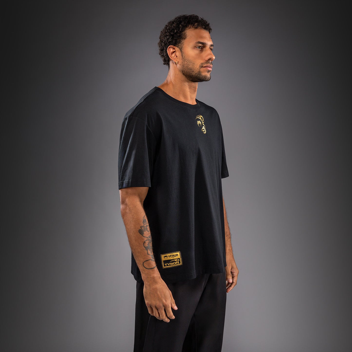 Venum x Mike Tyson Tiger Maglietta - Nero/Oro