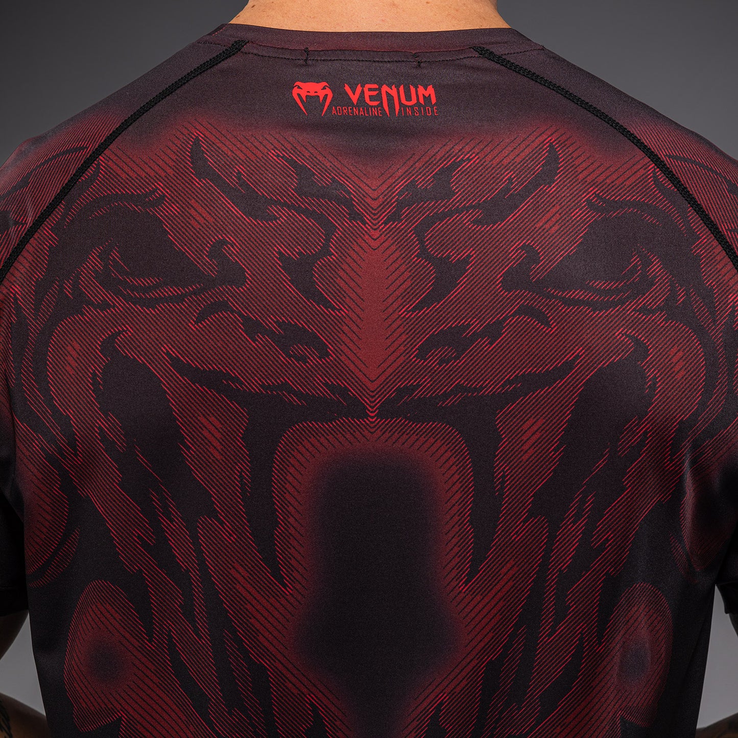 Venum Spectre Maglietta Dry Tech – Nero/Rosso