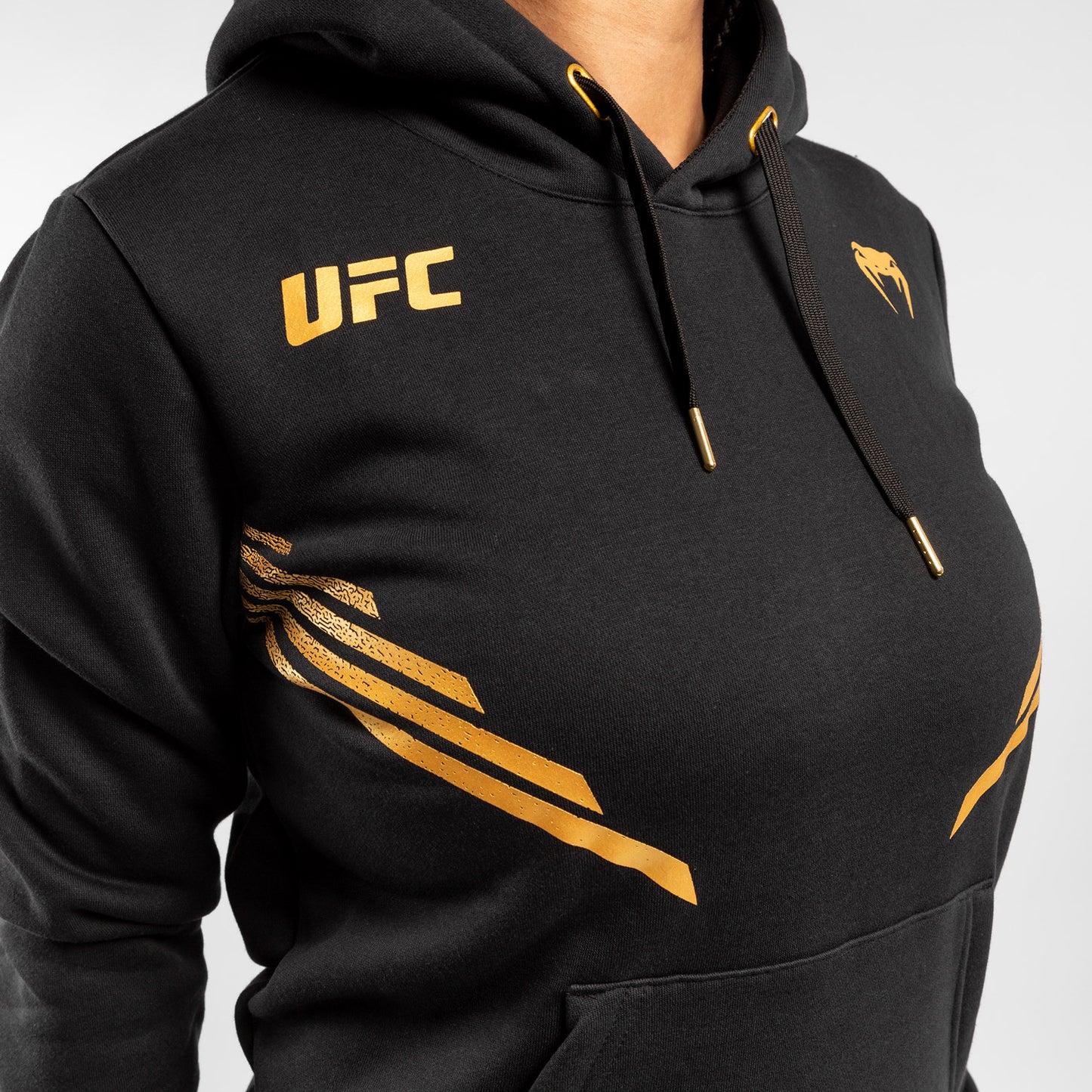 Felpa Con Cappuccio Donna UFC Venum Replica - Campione