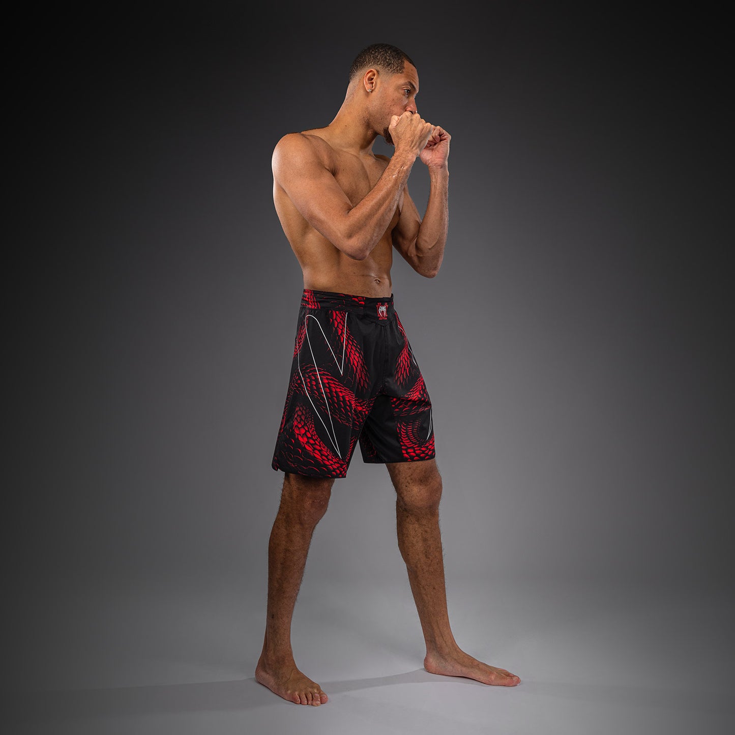 Venum Matupa Pantaloncini da Combattimento - Nero/Rosso/Argento