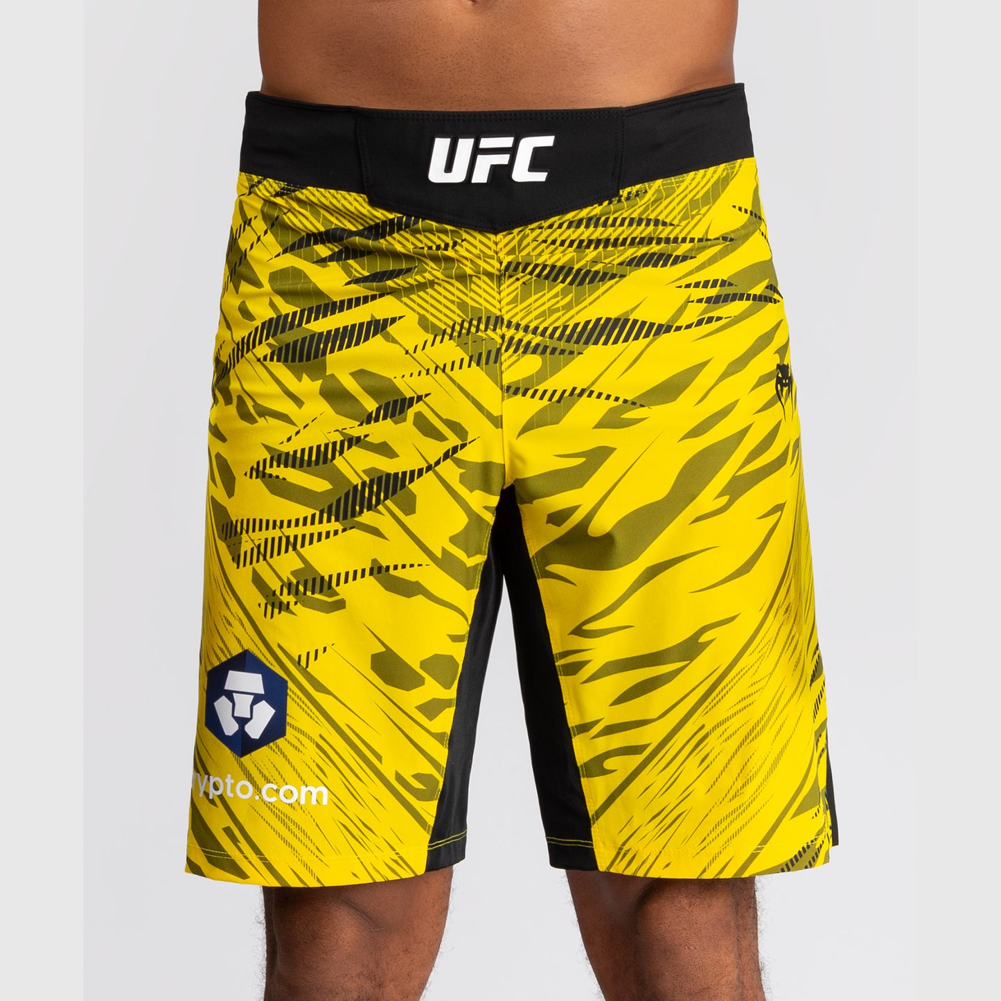 UFC Fusion by Venum Authentic Fight Night Shorts da Lotta per Uomo - Fit Largo - Giallo