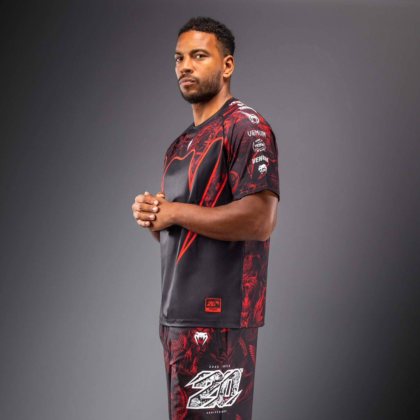Venum 20th Anniversary Maglietta Dry Tech - Nero/Rosso