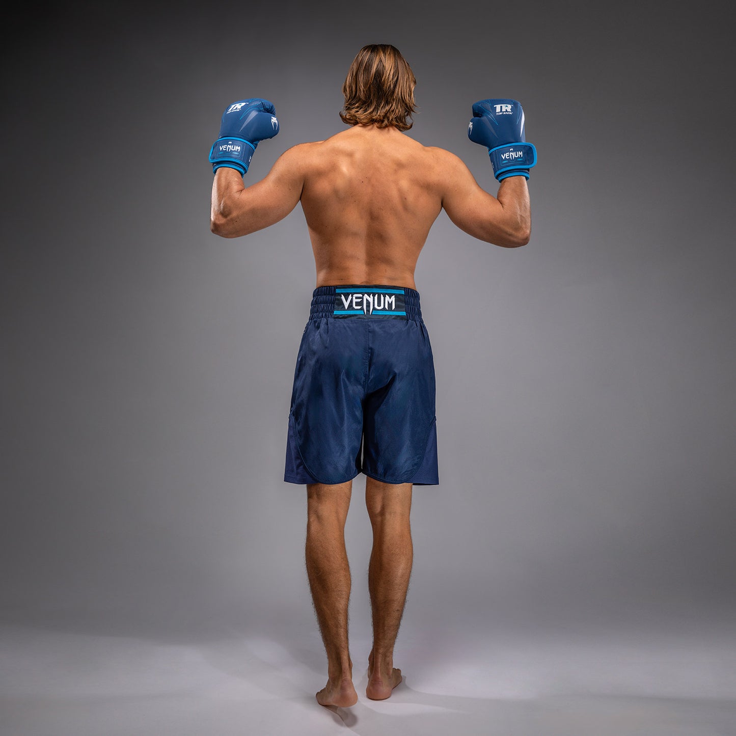 Venum x Top Rank Original Pantaloncini da Boxe da Uomo - Blu Navy