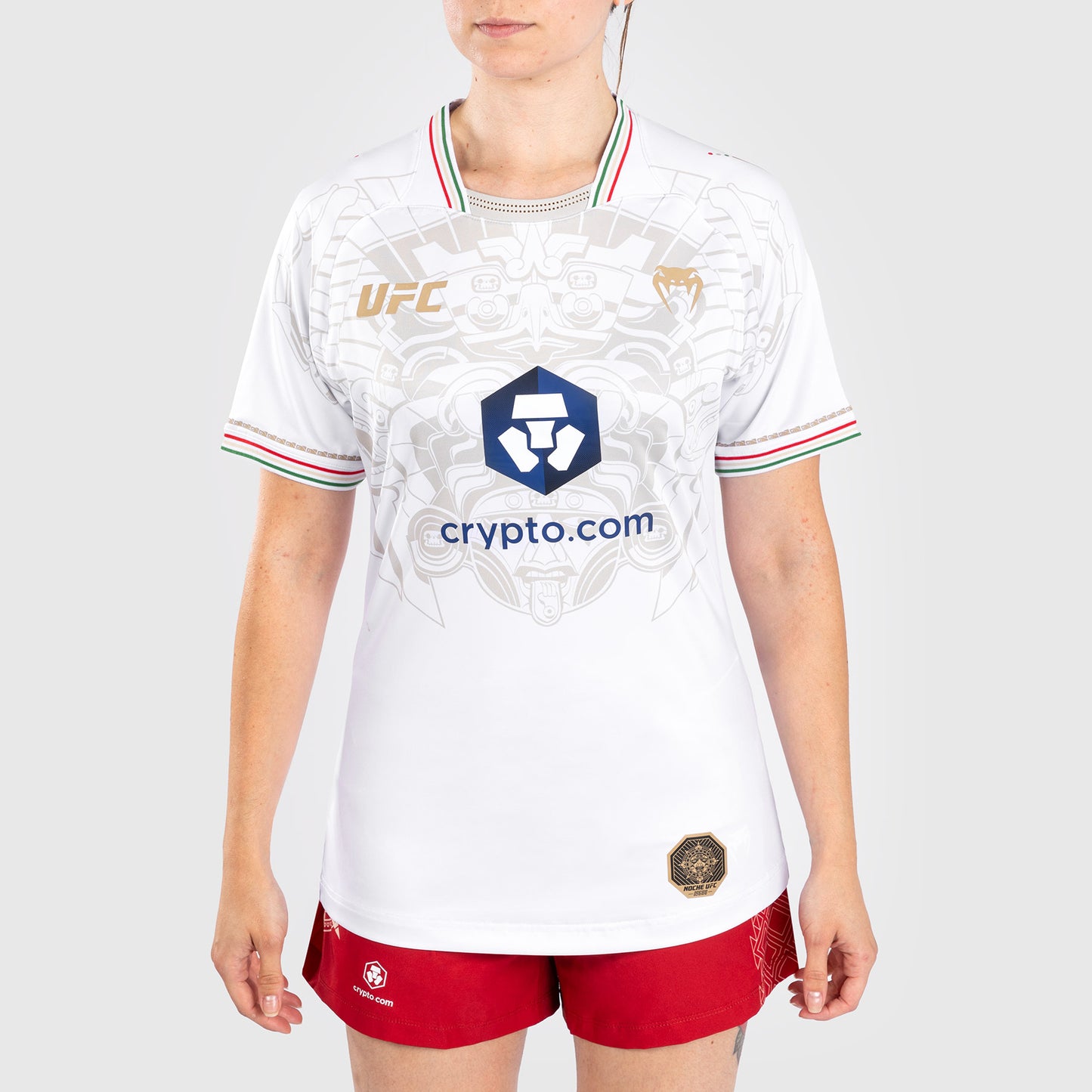 Noche UFC by Venum Authentic Fight Night T-shirt Dry Tech da donna - Bianca