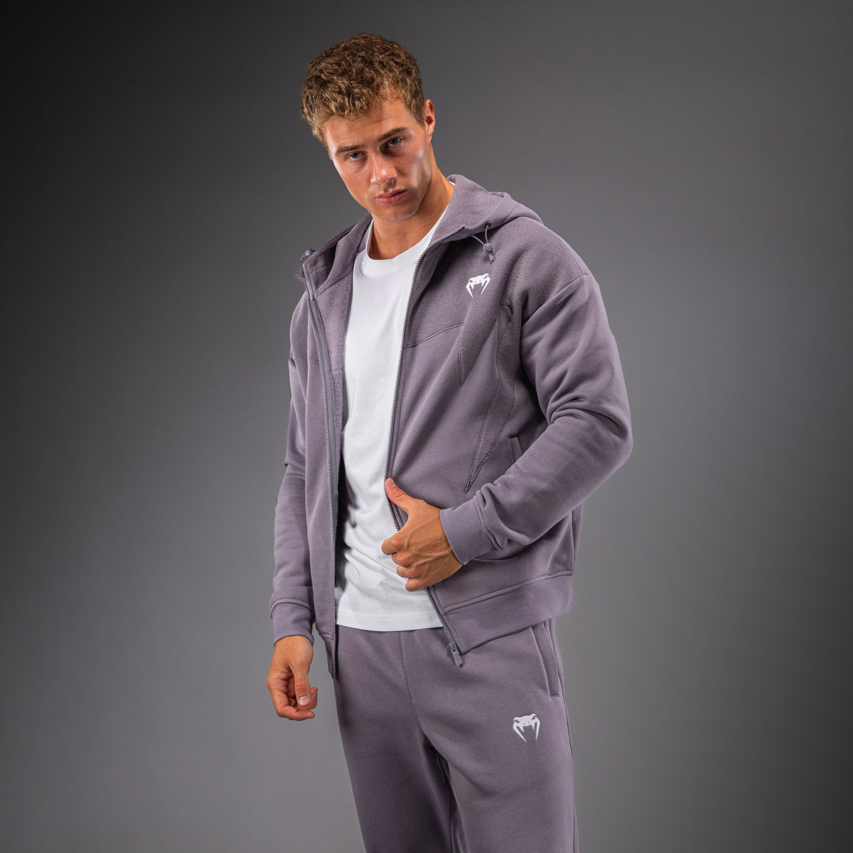 Venum Attack Fleece & Weave Giacca sportiva - Grigio lavanda