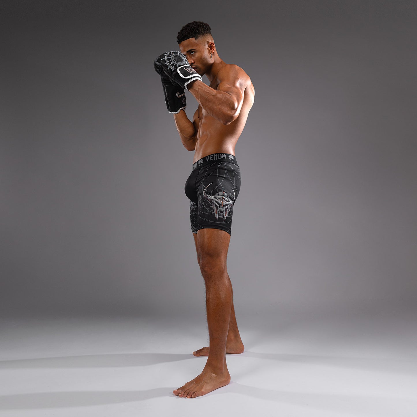 Venum Gladiator 5.0 Pantaloni Vale Tudo Da Uomo - Nero/Argento