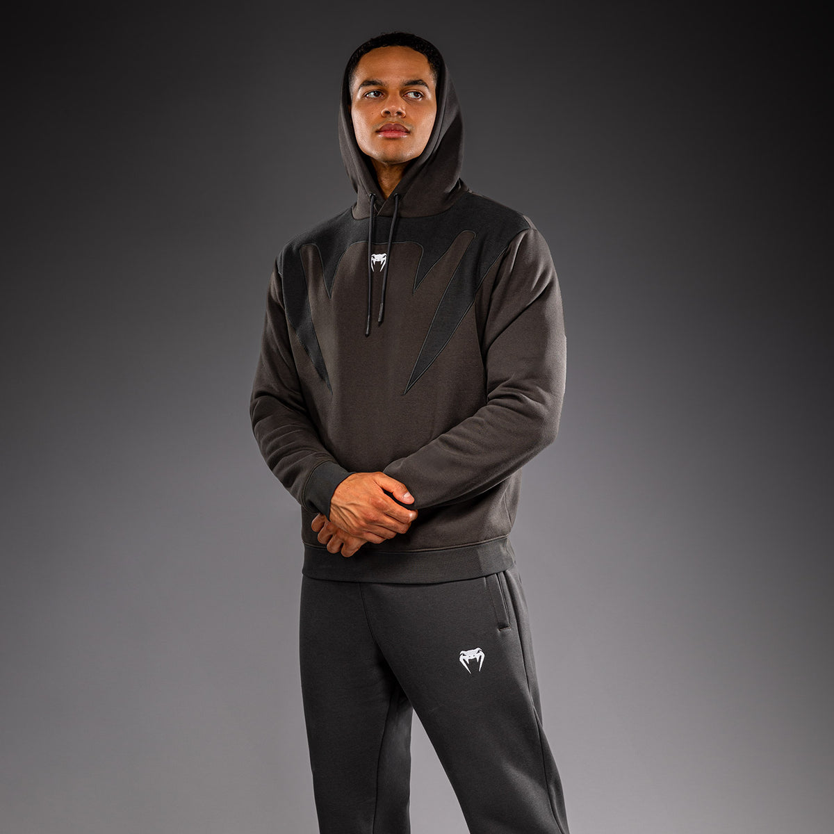 Venum Attack Fleece & Weave Felpa con cappuccio - Grigio
