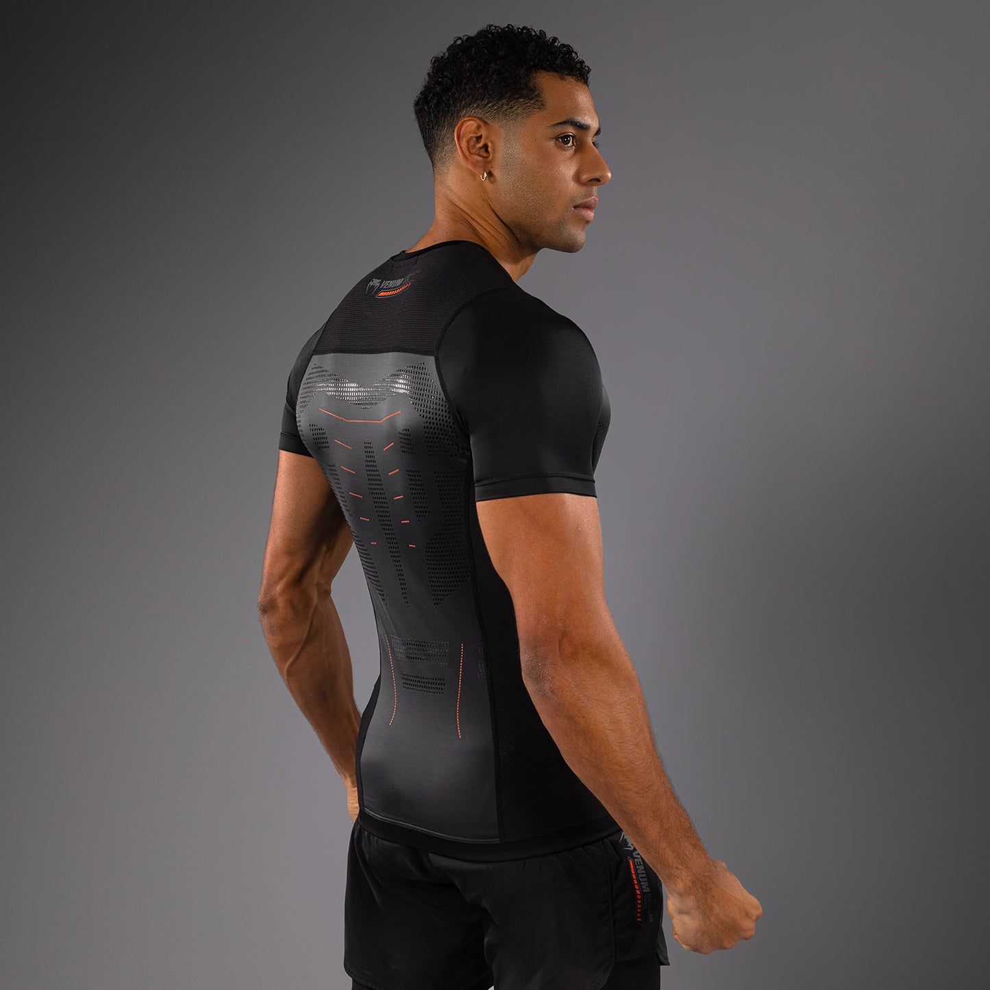 Venum Technical 3.0 Rashguard a Maniche Corte - Grafite