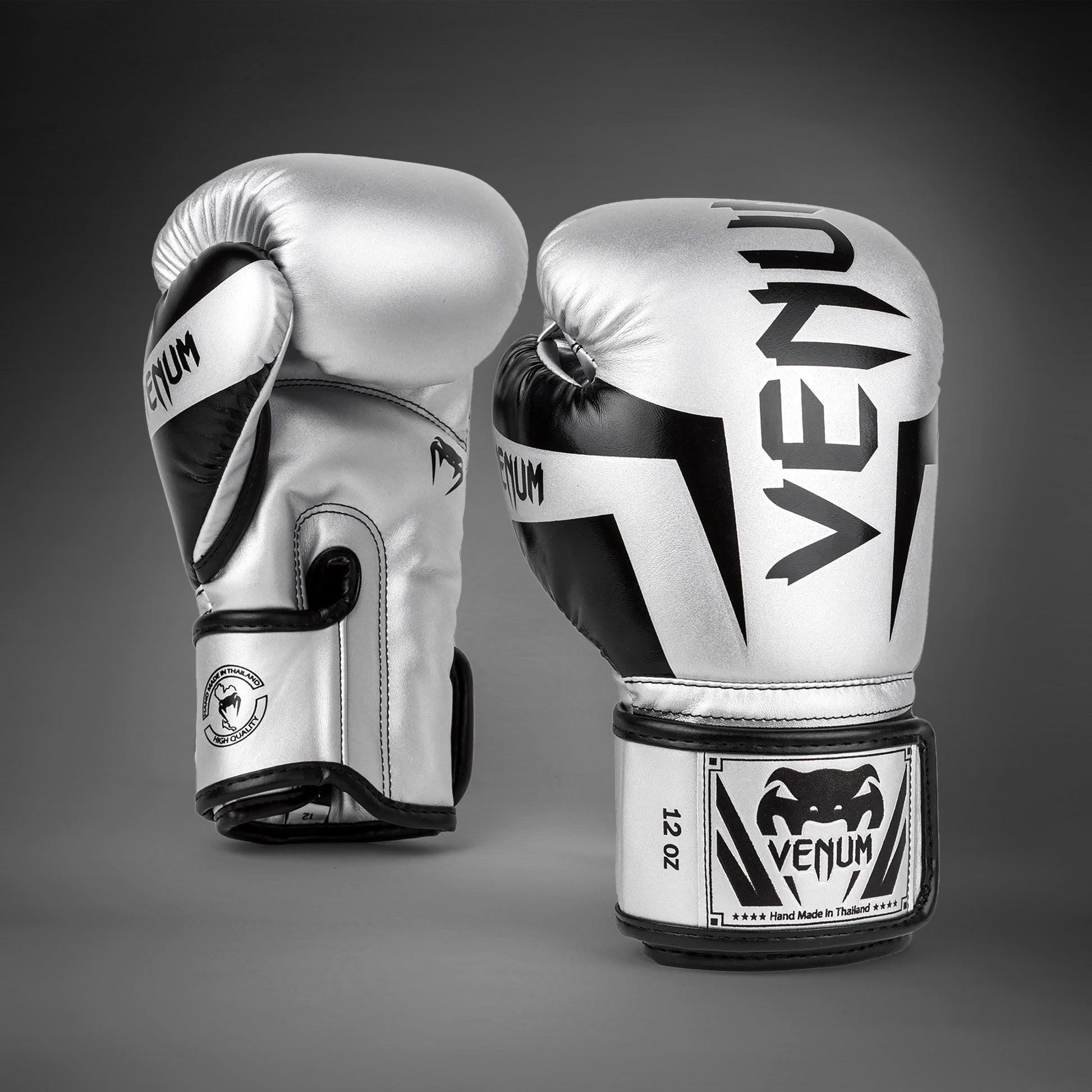 Venum Elite Guantoni da boxe Argento/Nero