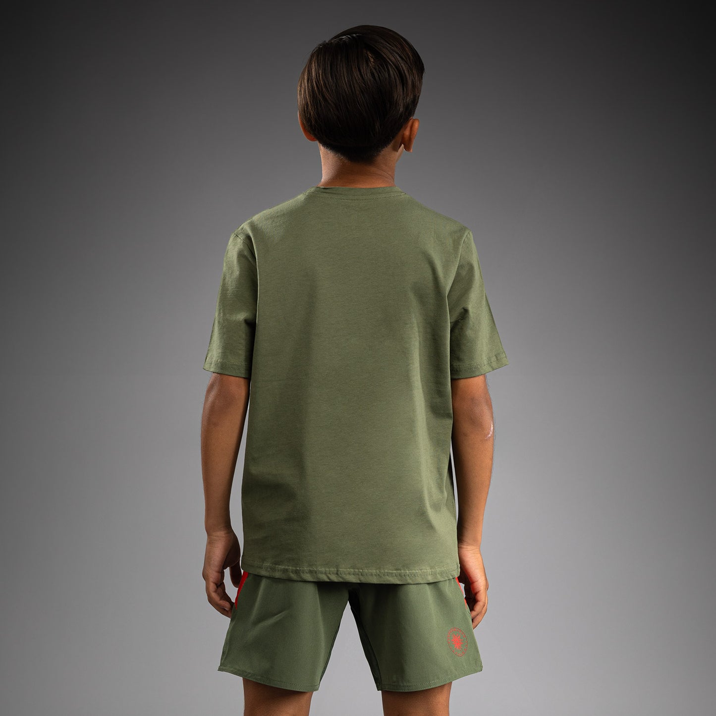 Venum Contender T-shirt per Bambini - Verde Militare/Arancione