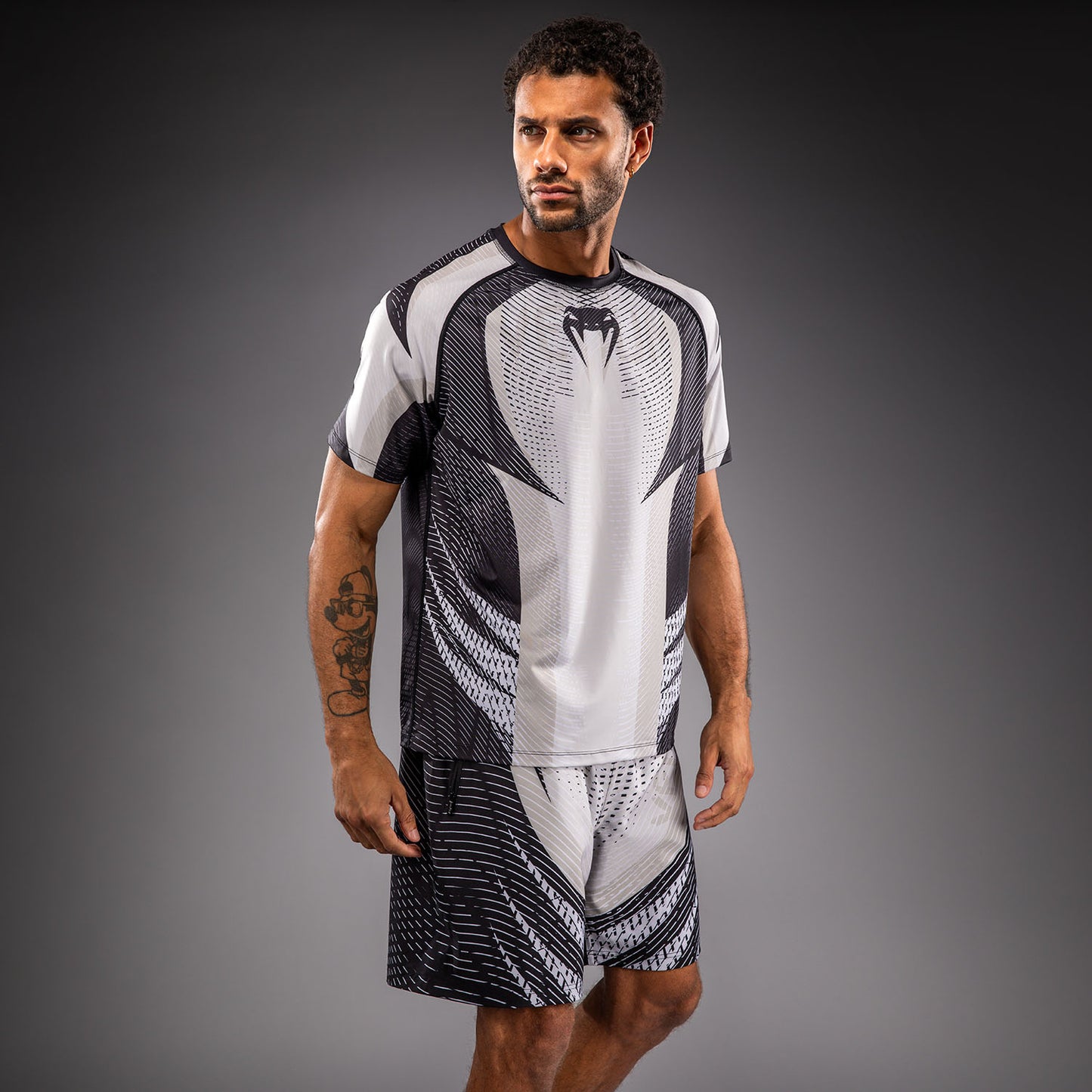 Venum Galactic 3.0 Maglietta Dry Tech - Bianco Sporco/Nero