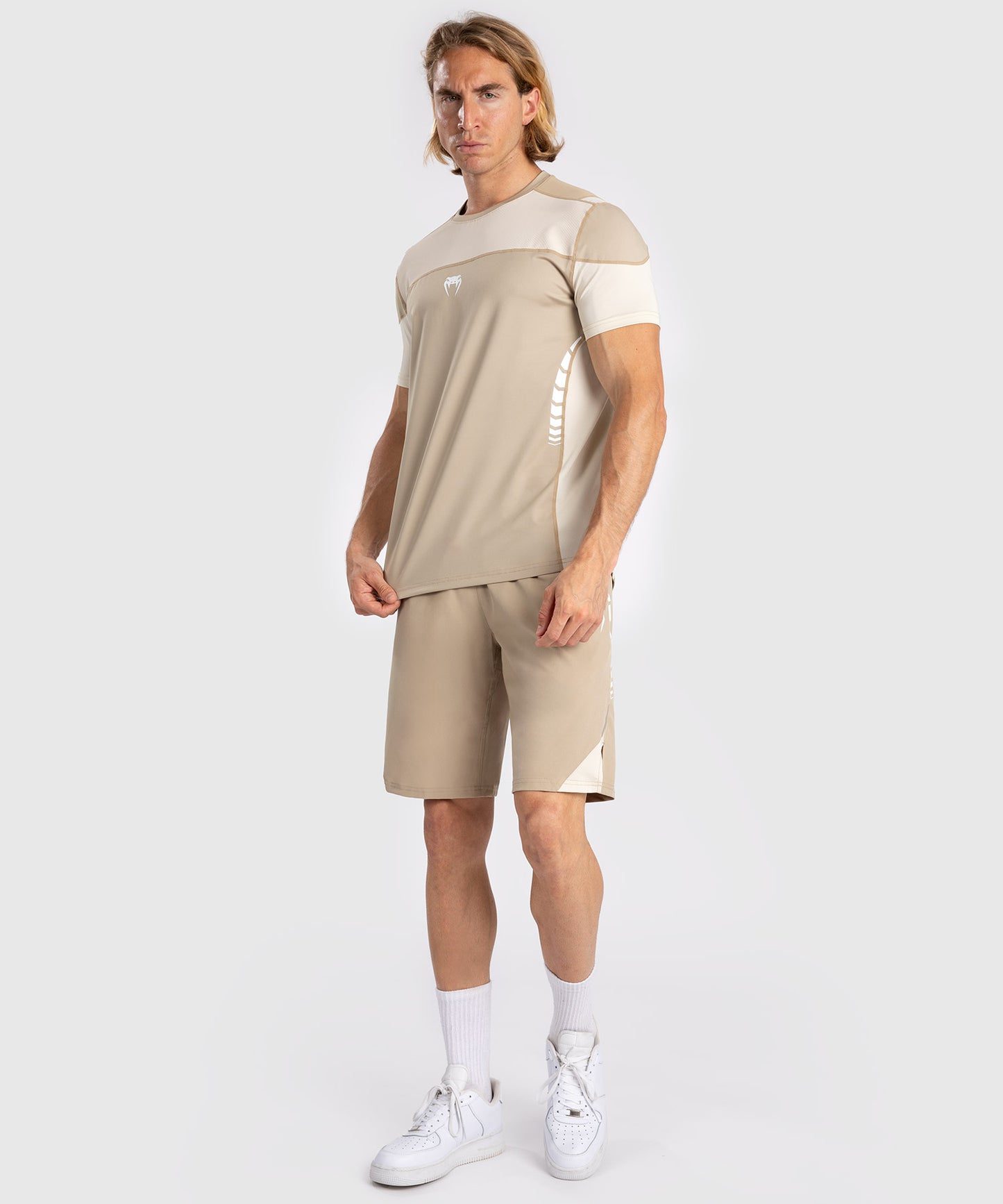 Venum Tempest Maglietta da Uomo Dry-Tech - Beige/Sabbia