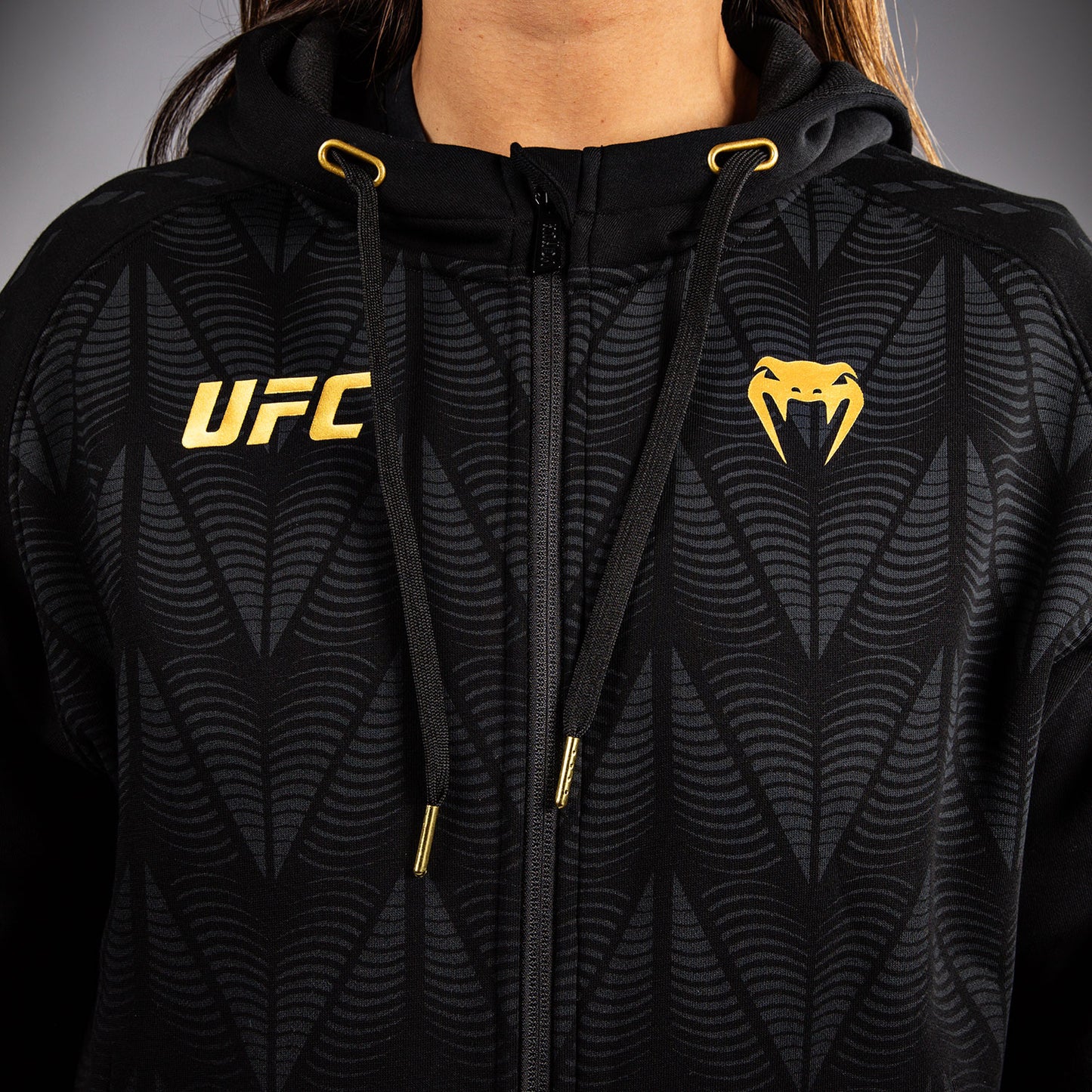 UFC Zenith by Venum Replica Felpa con zip Donna - Champion