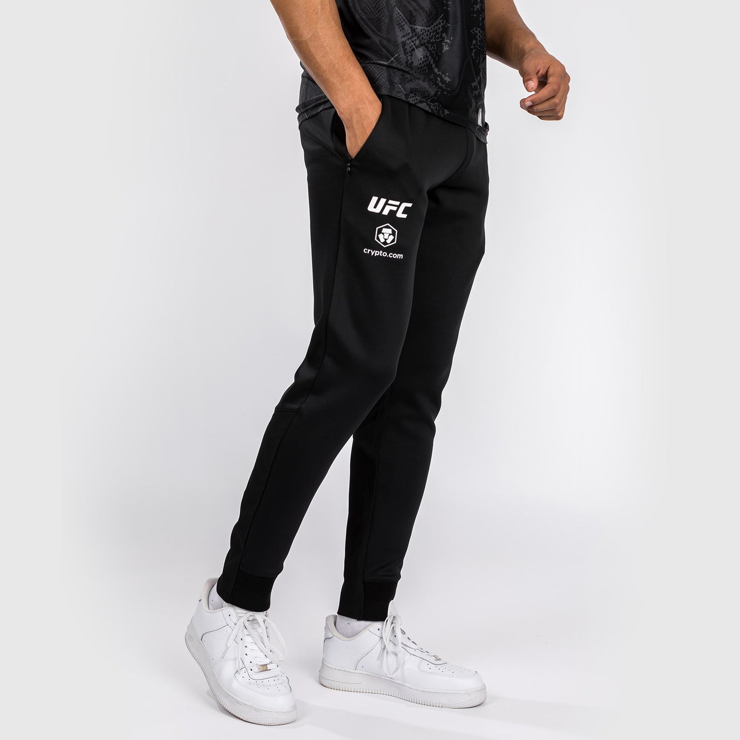UFC Adrenaline by Venum Authentic Fight Night Pantaloni Walkout da Uomo - Nero