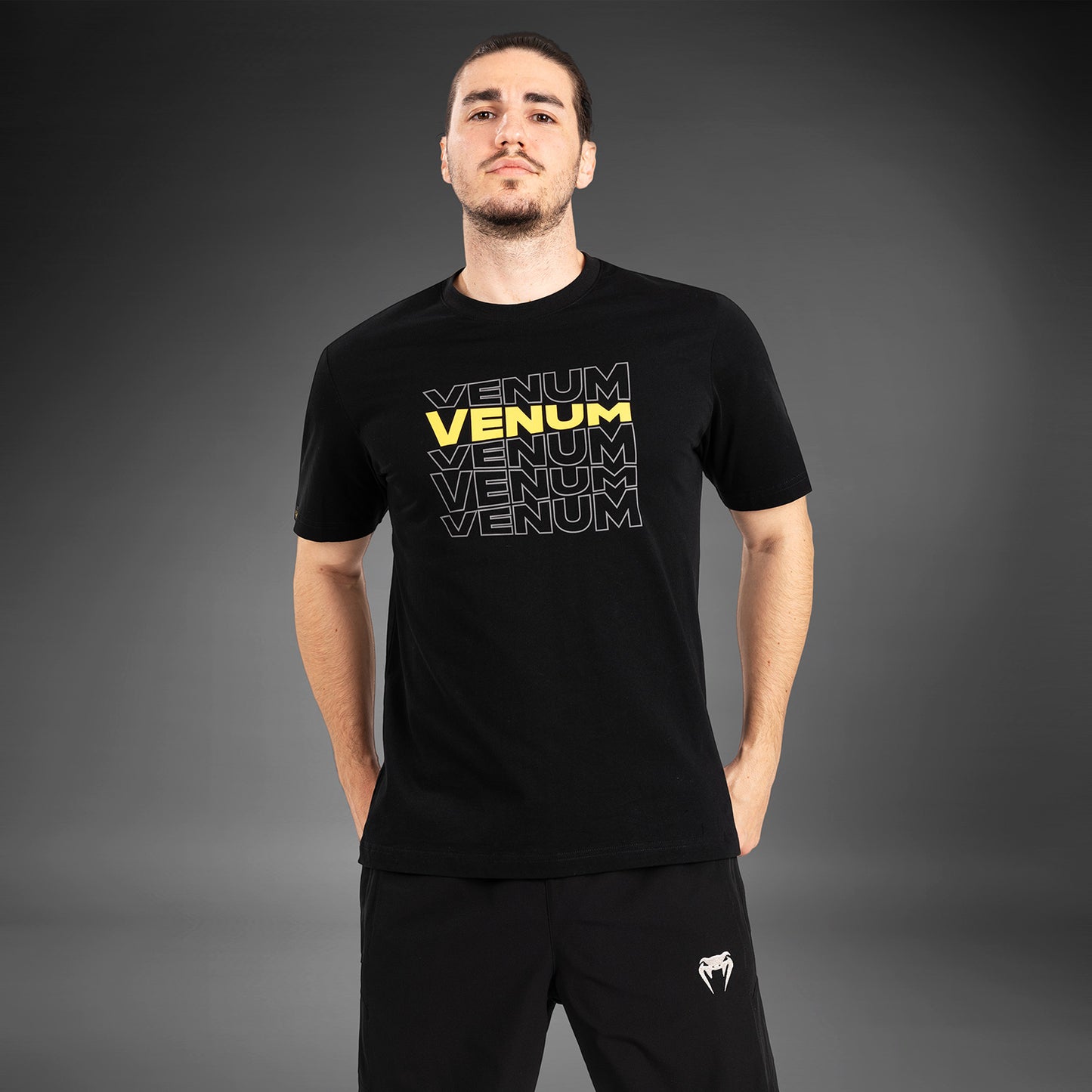 Venum Vertigo Maglietta a maniche corte da uomo - Nero/Giallo