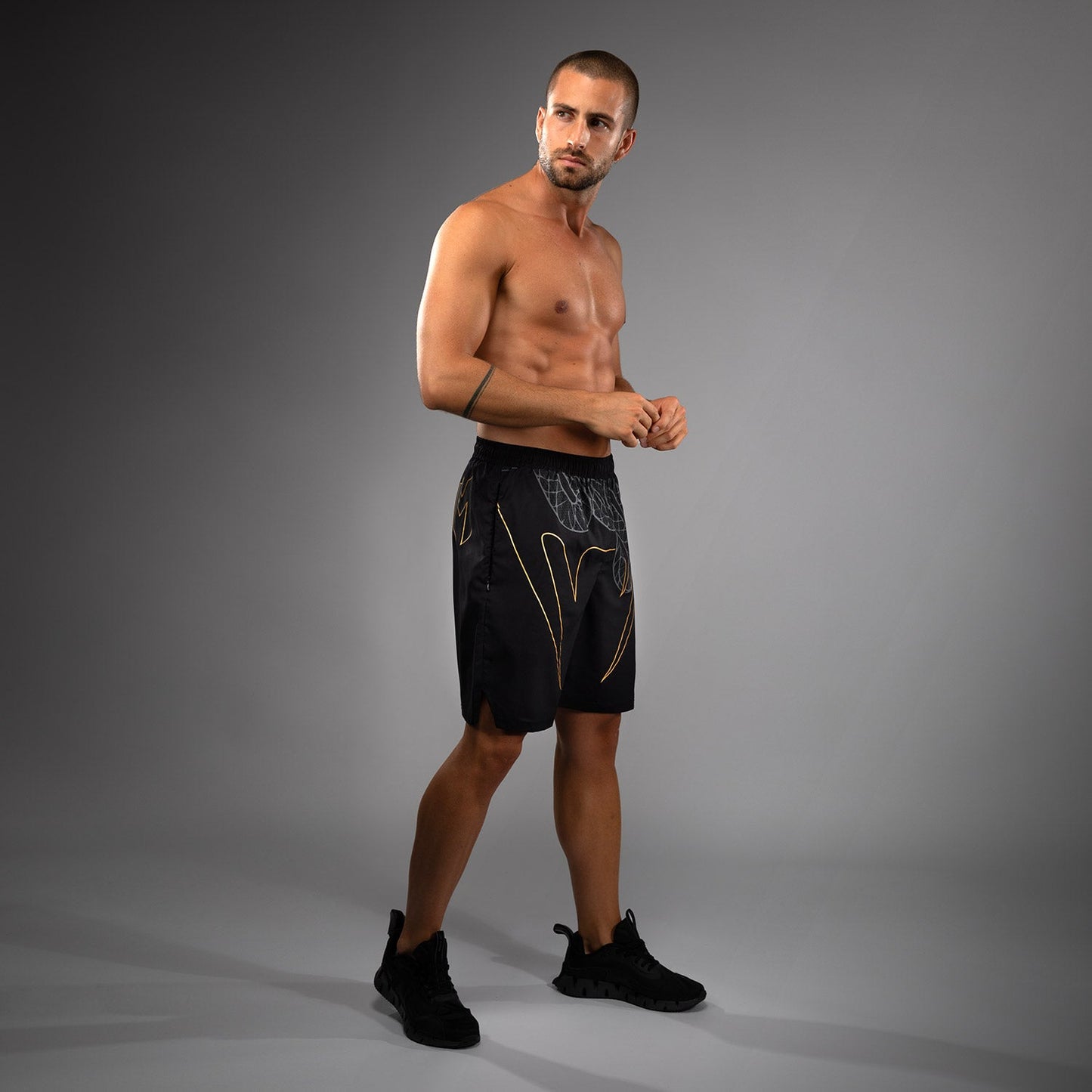 Venum Serpenti Pantaloncini da allenamento – Nero/Argento/Oro