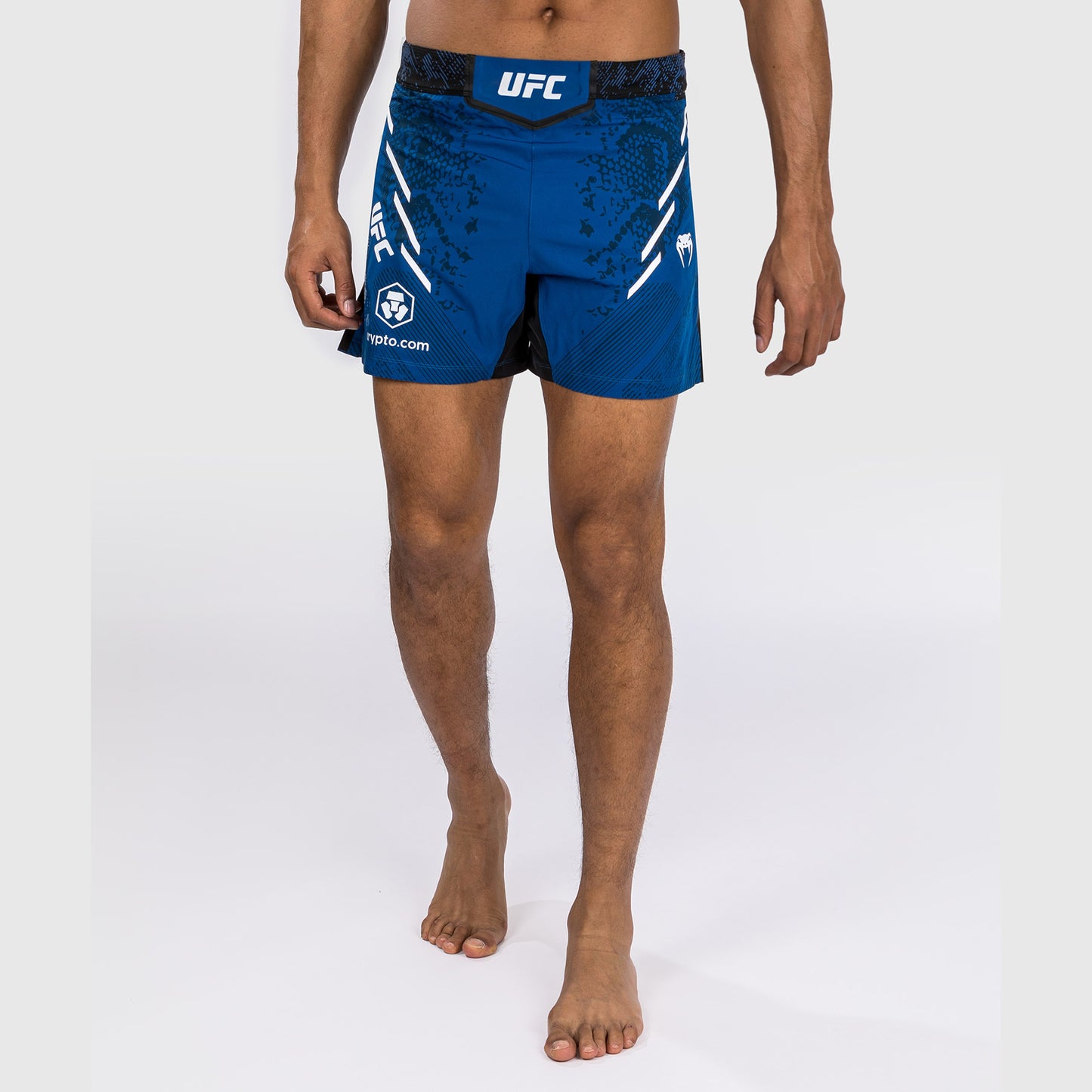 Pantaloncini da combattimento UFC Adrenaline by Venum personalizzati Authentic Fight Night Uomo - Short Fit - Blu