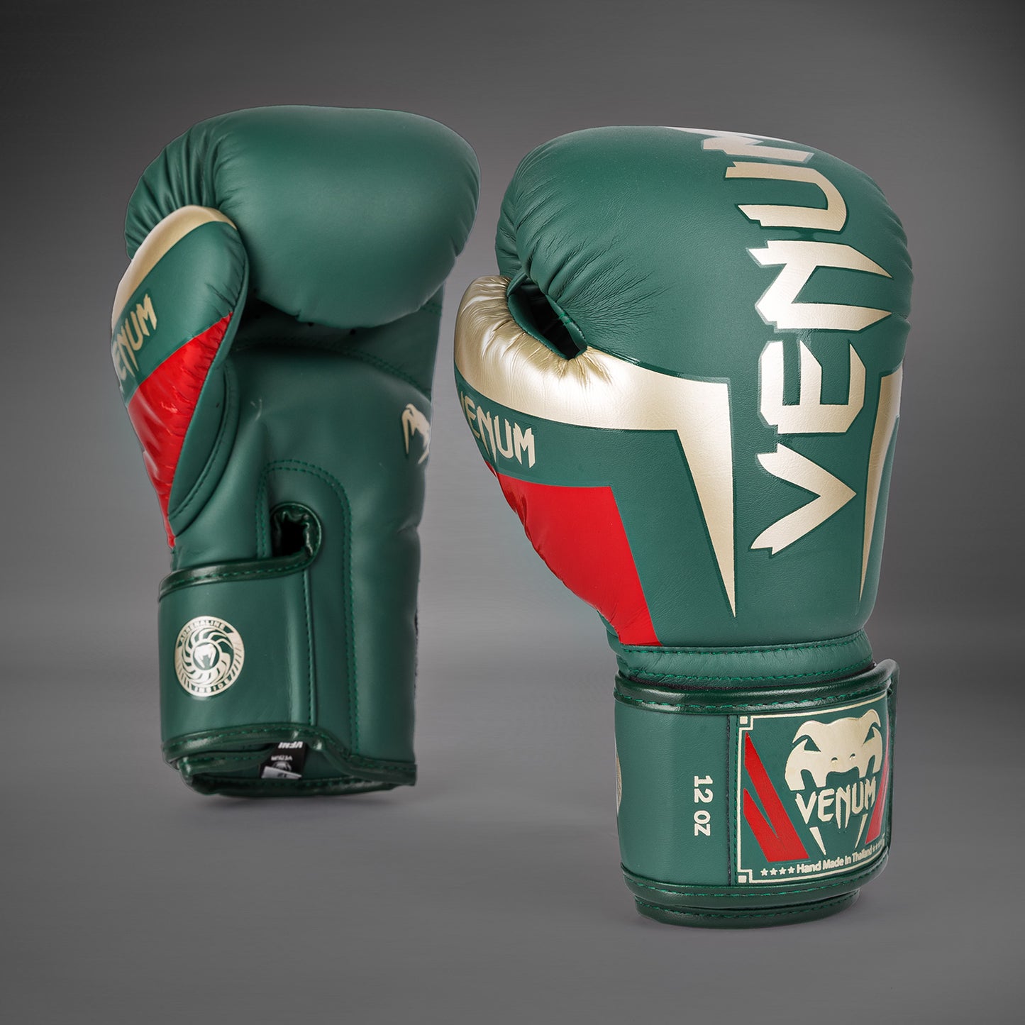 Venum Elite Guanti da Boxe - Verde - Edizione speciale