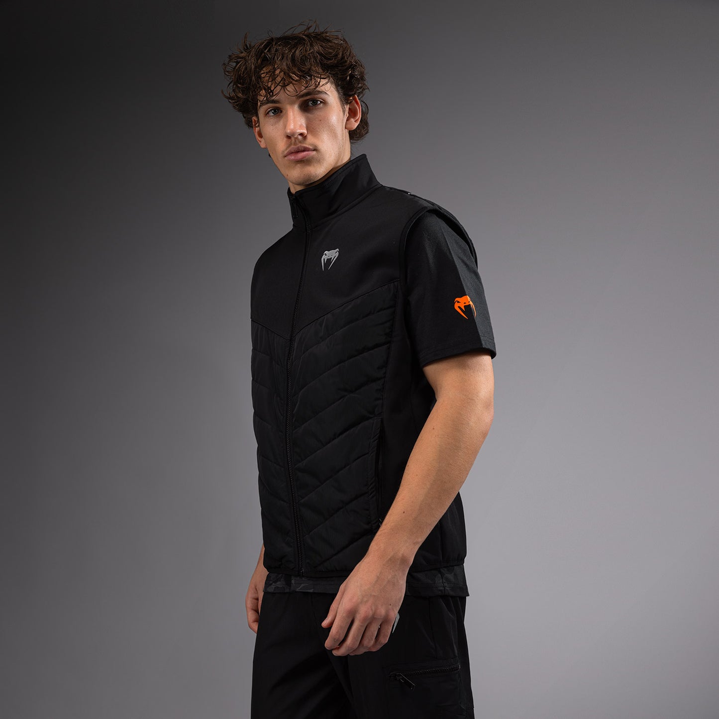 Venum Paddock Softshell a maniche corte - Nero