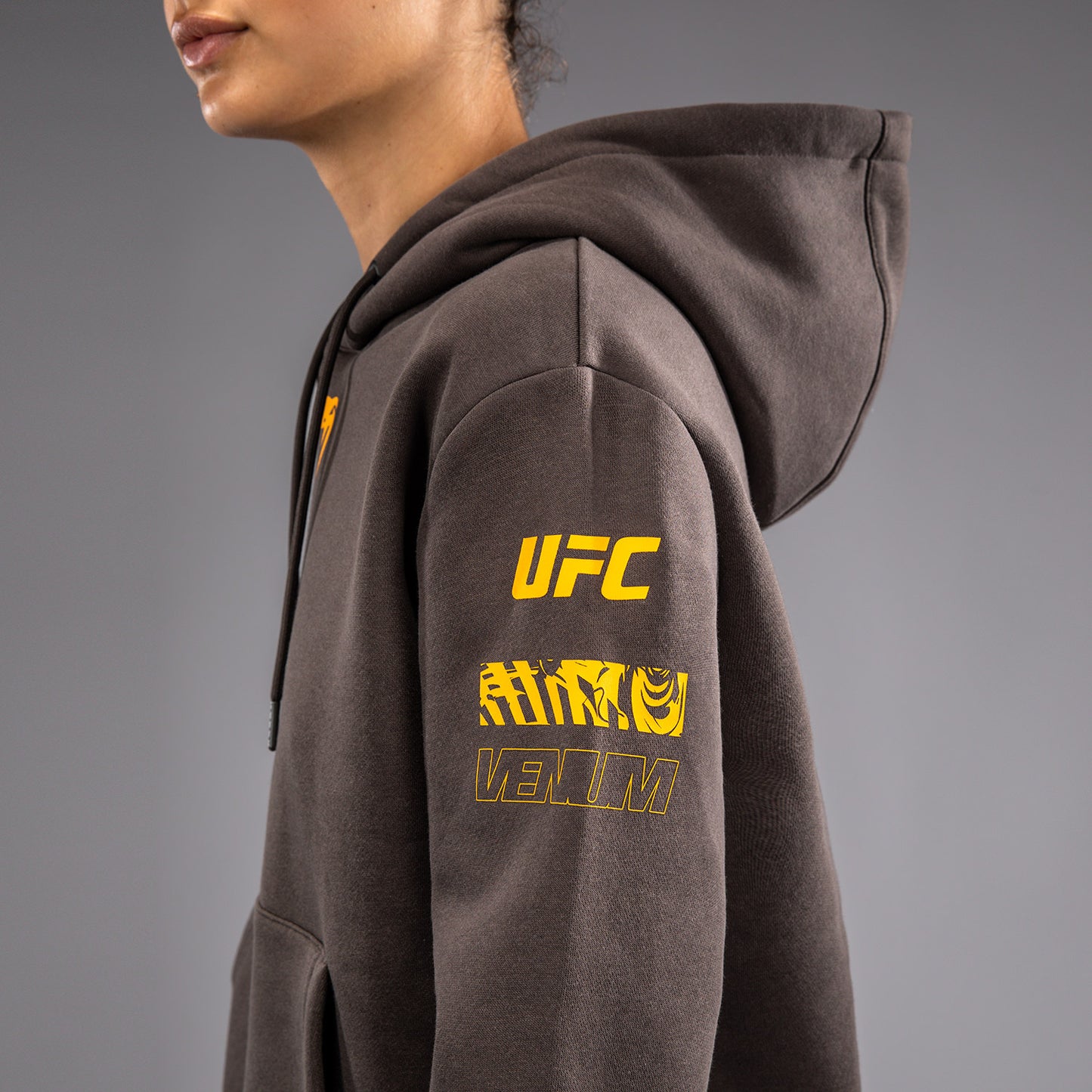 UFC Fusion by Venum Fight Week Felpa con Cappuccio per Donna - Marrone terra