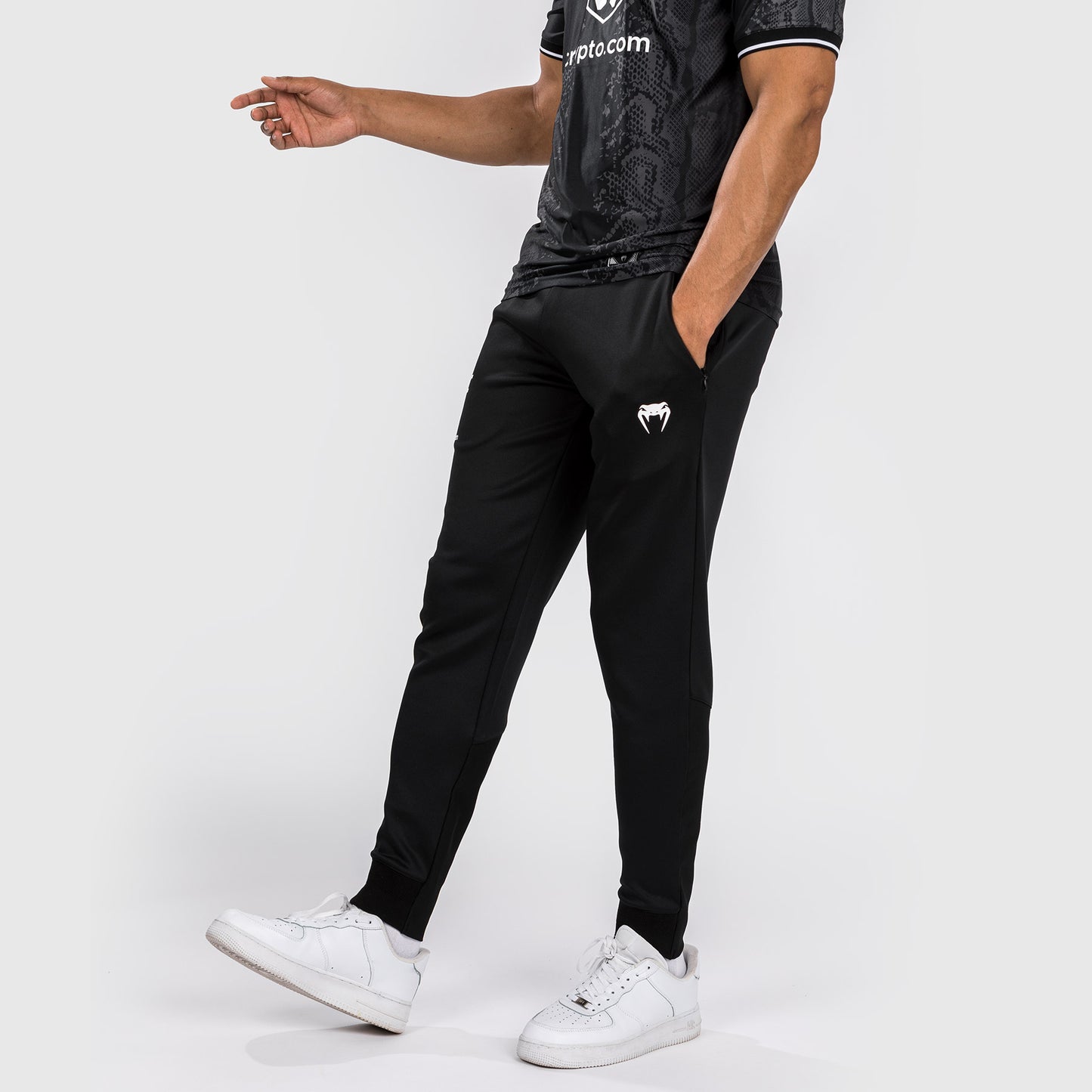UFC Adrenaline by Venum Authentic Fight Night Pantaloni Walkout da Uomo - Nero