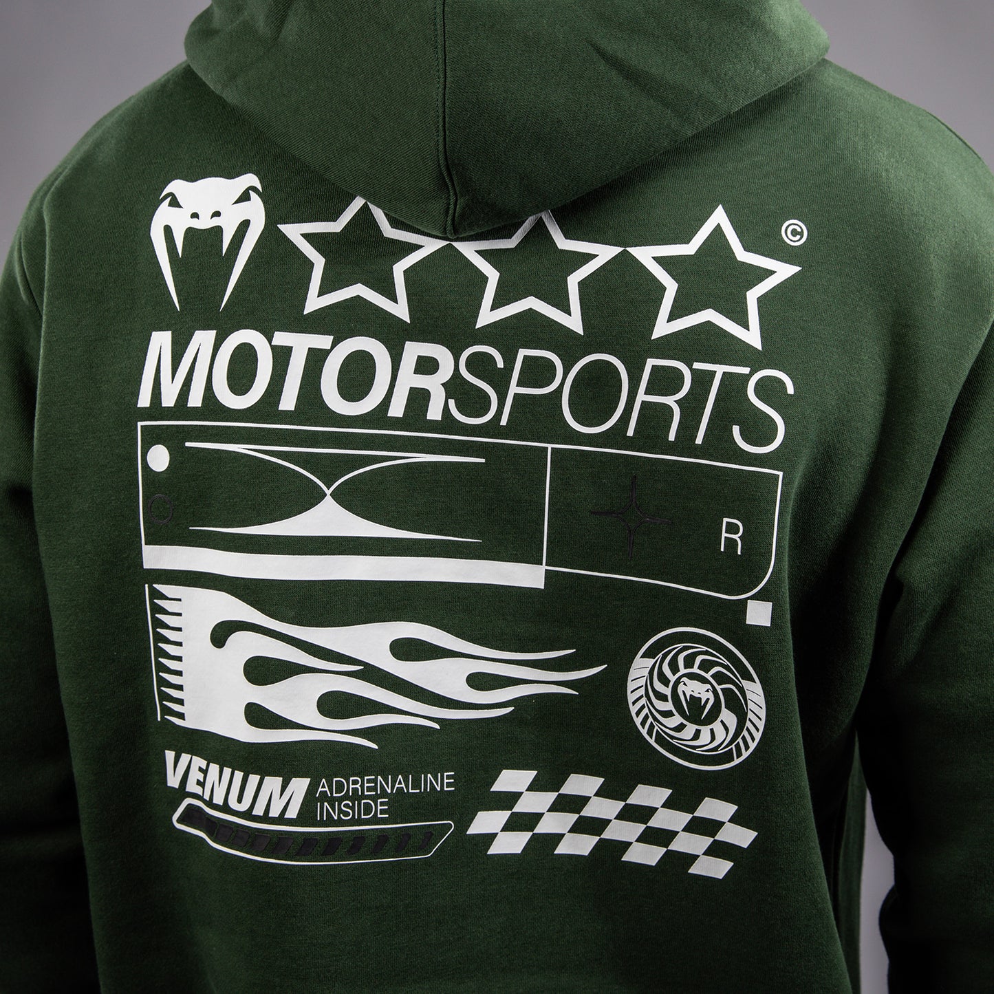 Venum Motorsport Felpa con Cappuccio - Foresta Profonda