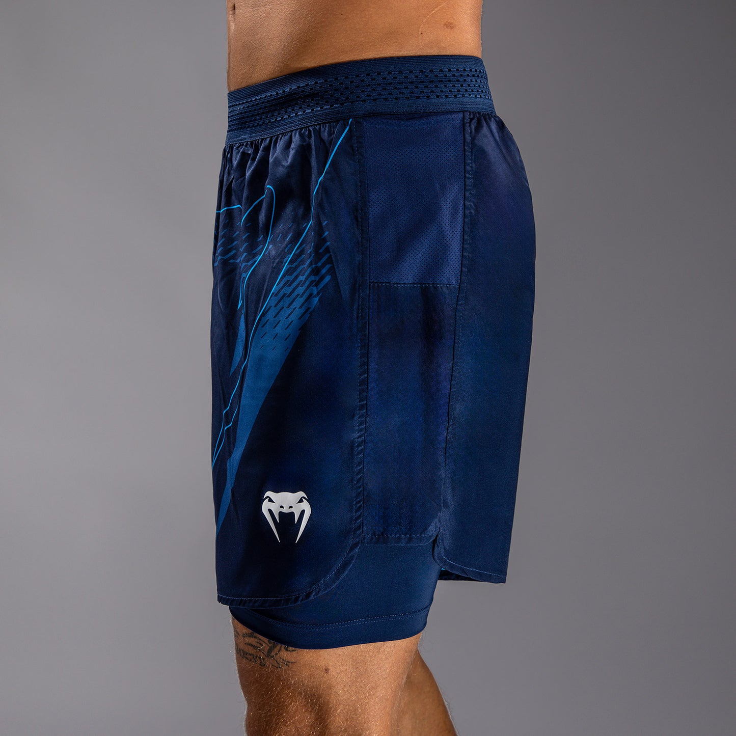 Venum x Top Rank Original Pantaloncini da Allenamento da Uomo - Blu Navy