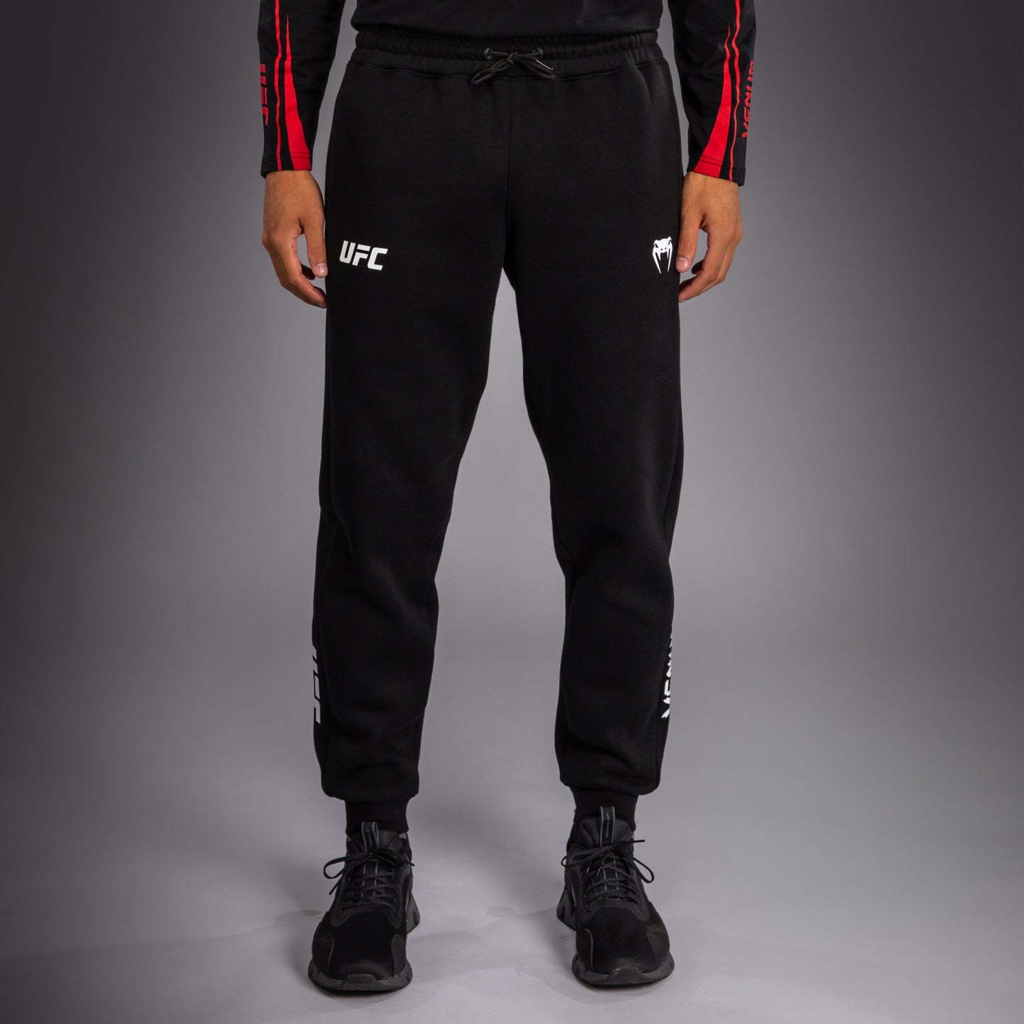 Venum UFC Unity by Venum Authentic Fight Week Pantaloni in Cotone da Uomo - Nero
