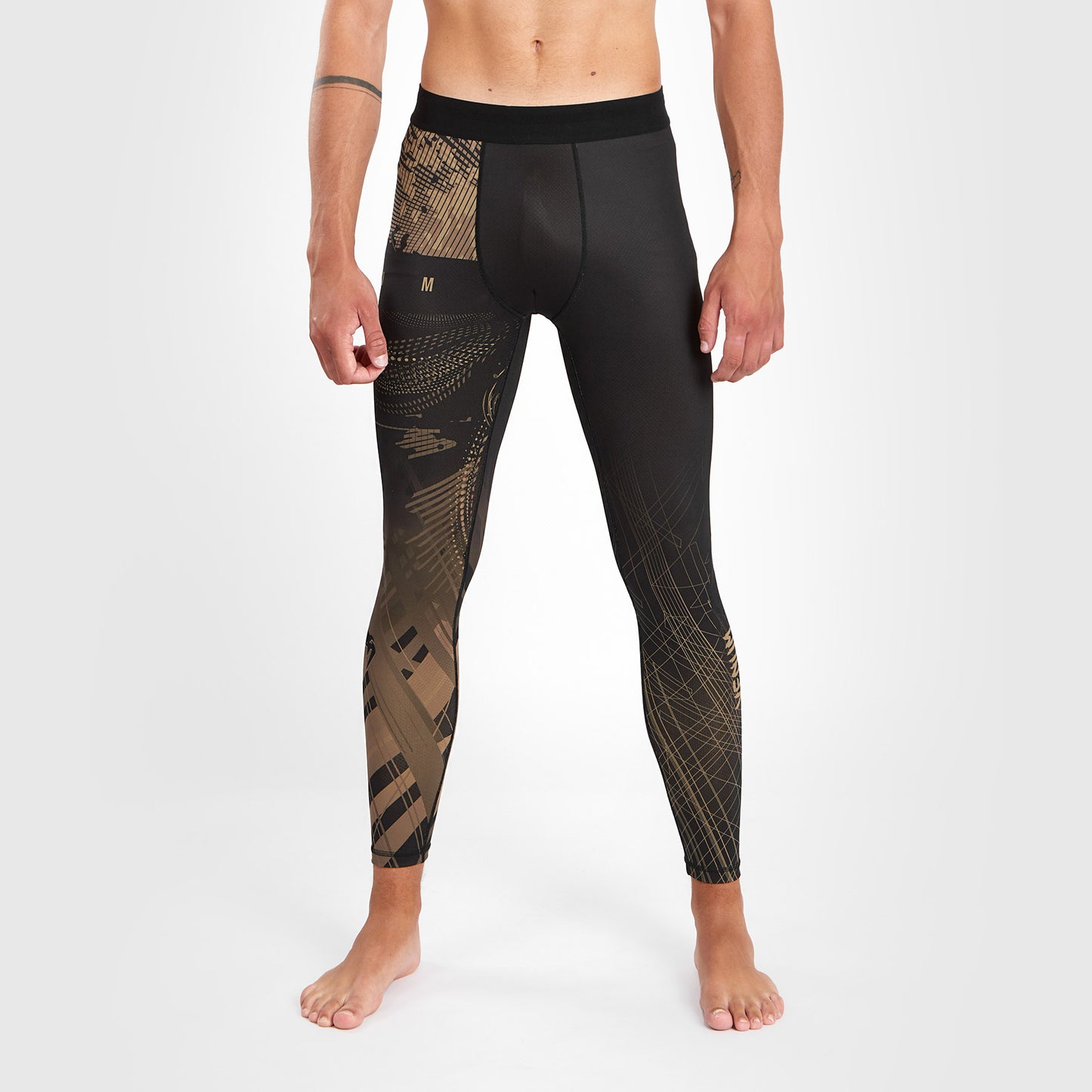 Venum Gorilla Jungle Pantaloni a compressione - Nero/Sabbia
