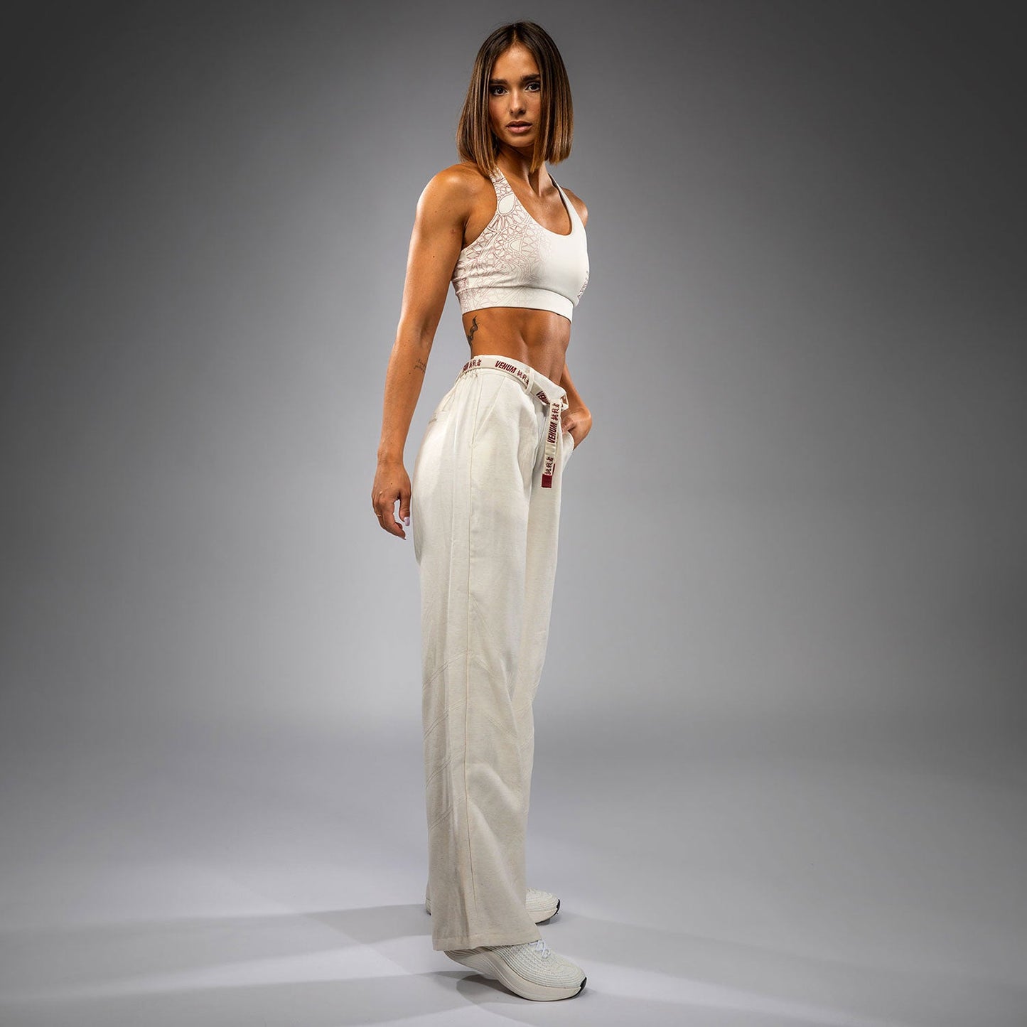 Venum Serpenti Pantaloni Donna – Avorio/Borgogna